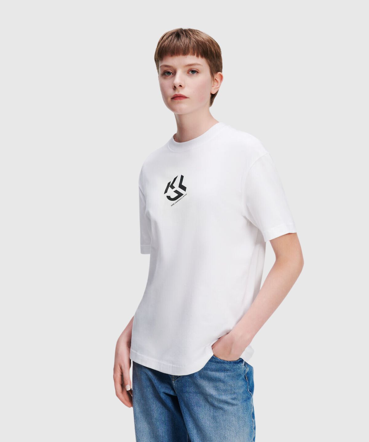 KLJ Monogram Regular Sslv Tee