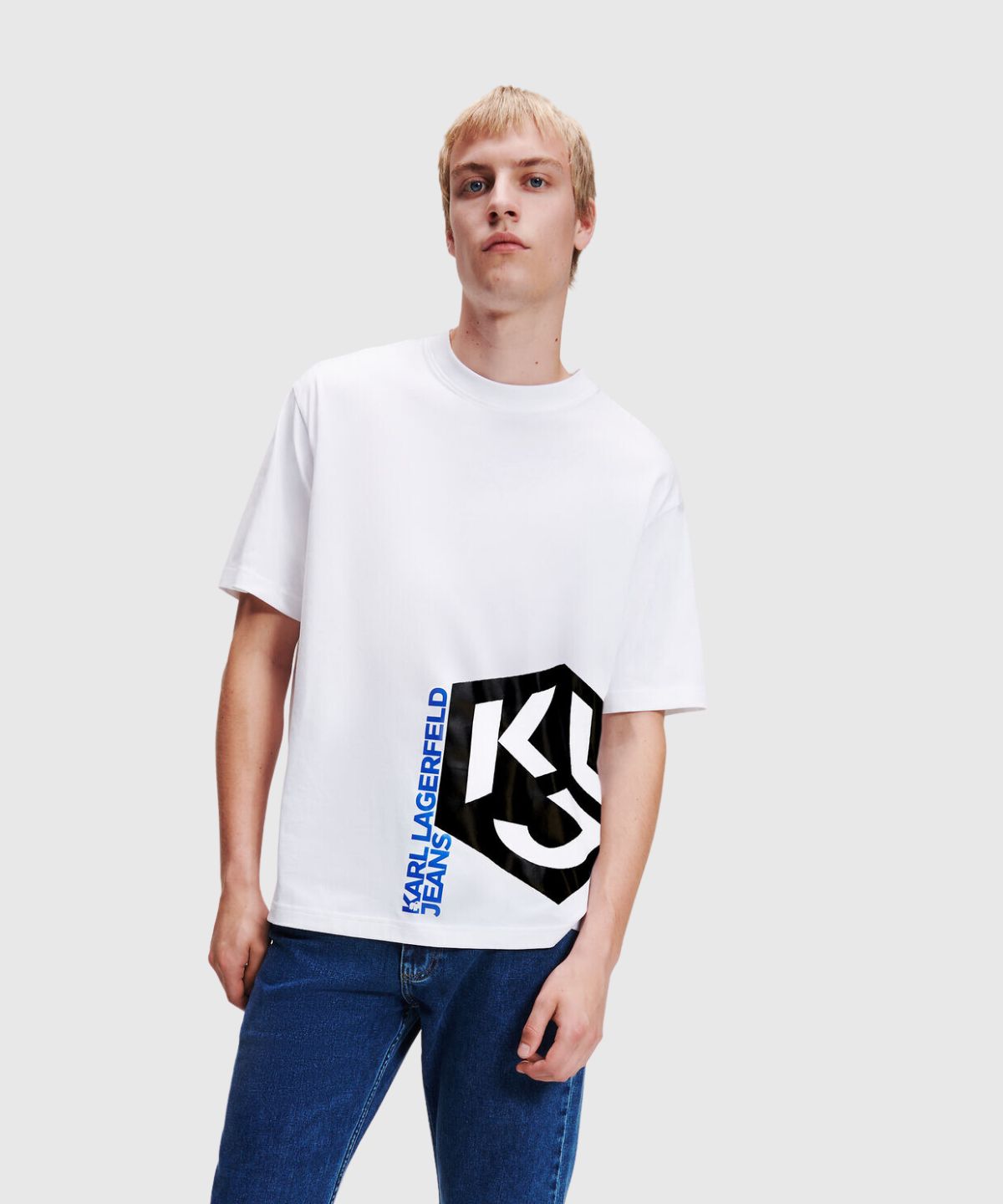 KLJ Monogram Sslv Tee