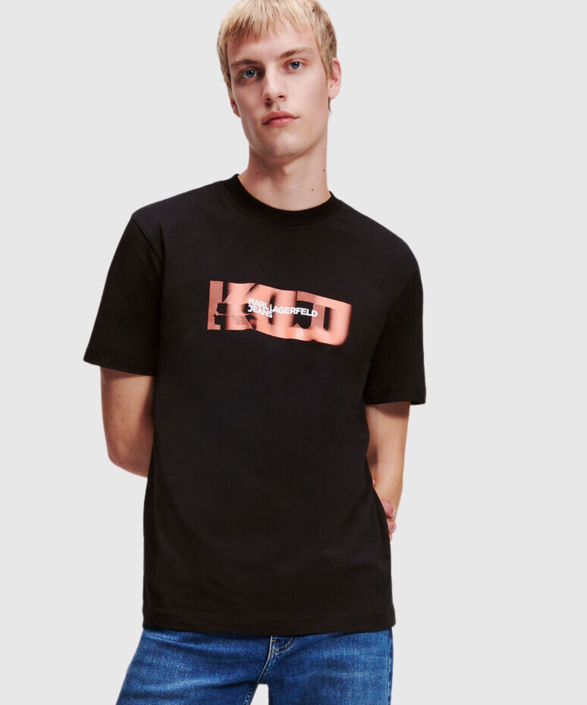 KLJ Regular Blurred Sslv Tee