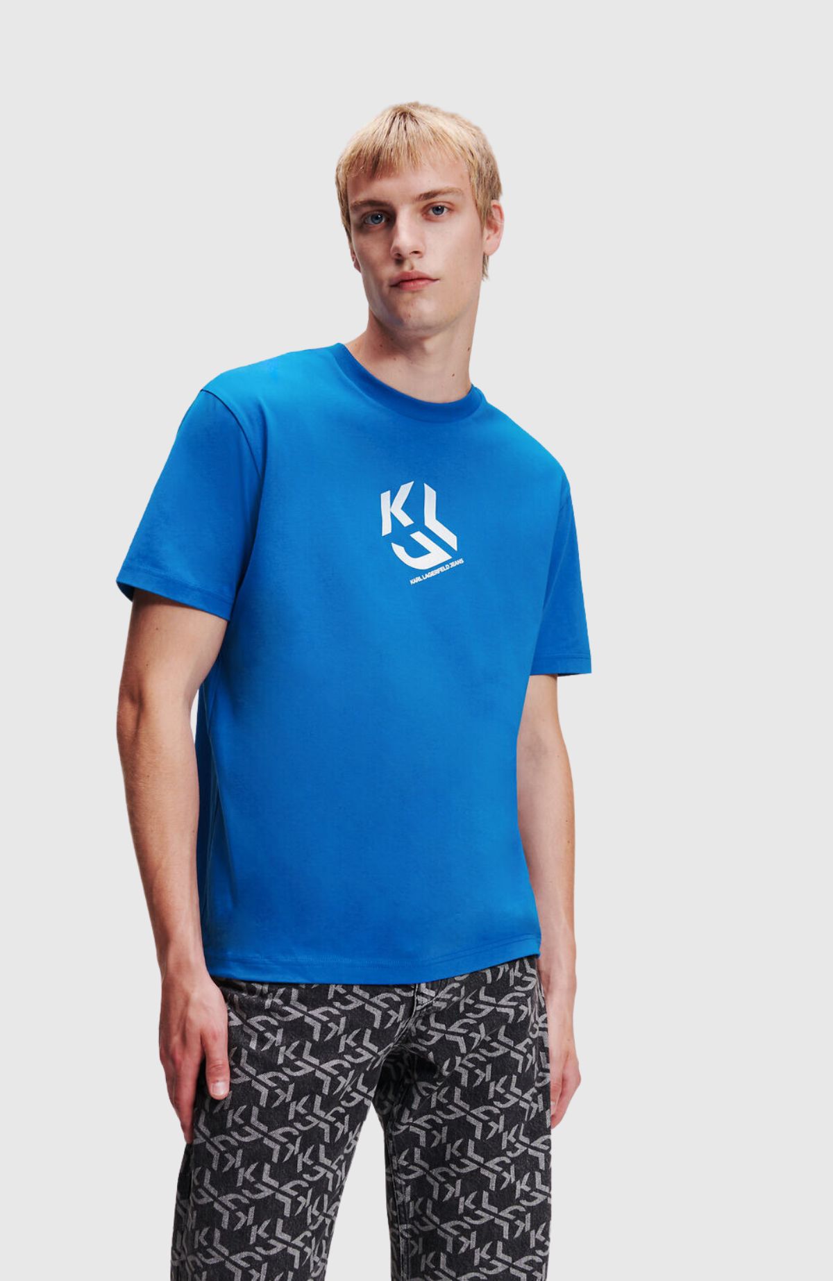 KLJ Regular Monogram Sslv Tee - Maxx Group