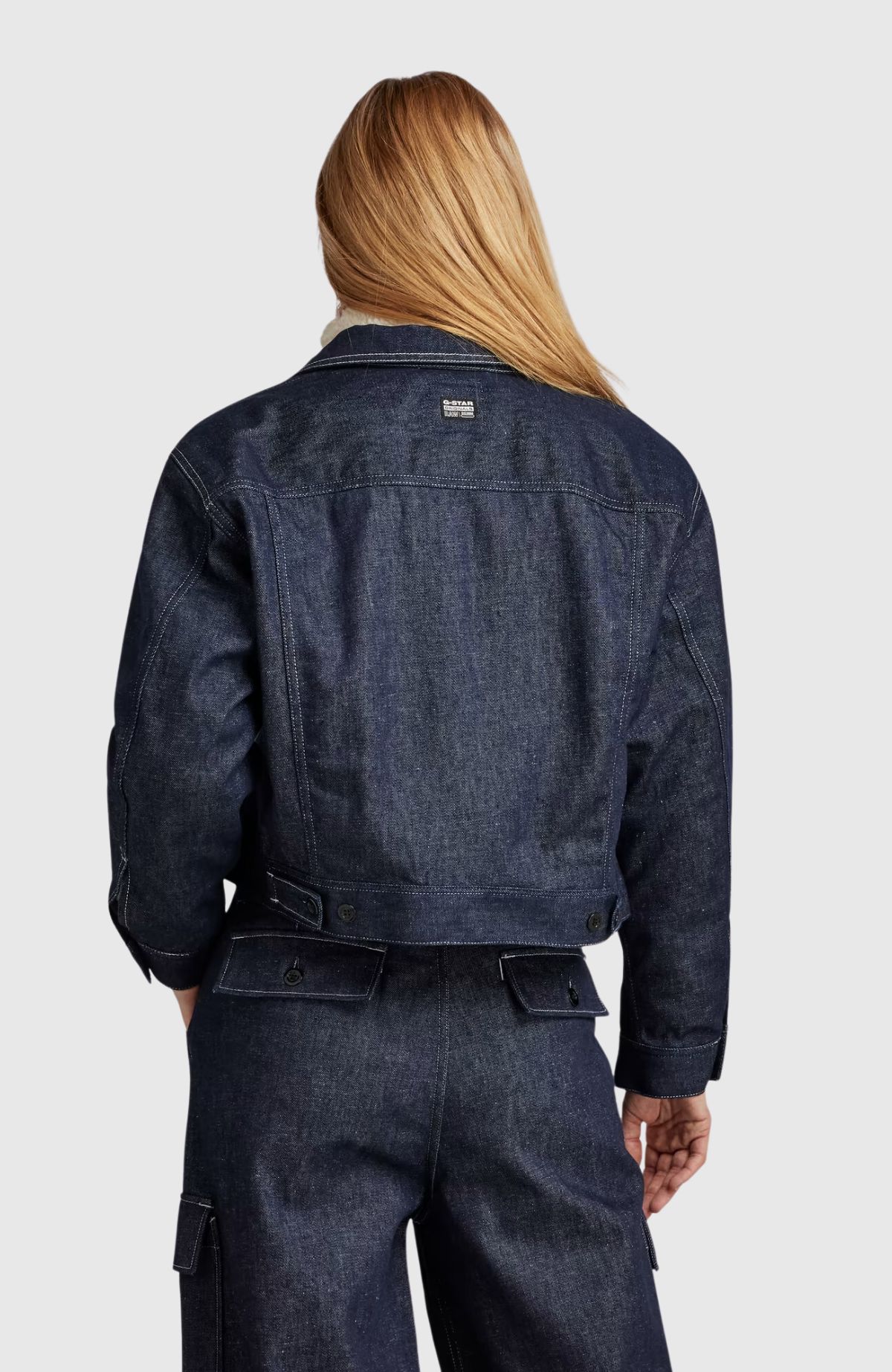 Short Sherpa jacket detachable liner Wmn