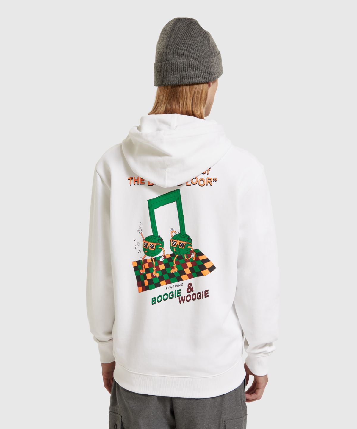 Regular fit artwork hoodie in Organic Cotton