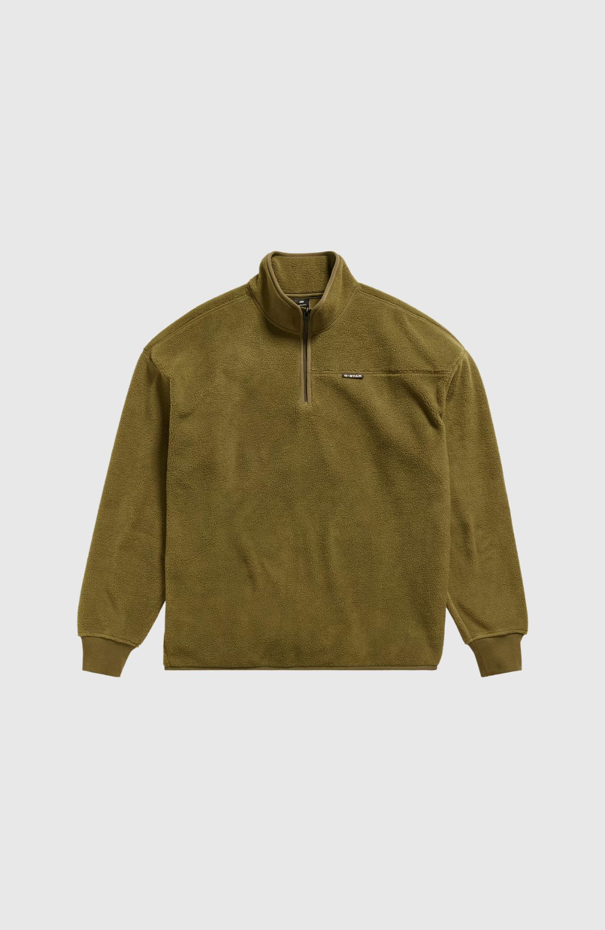 Fleece half zip loose sw