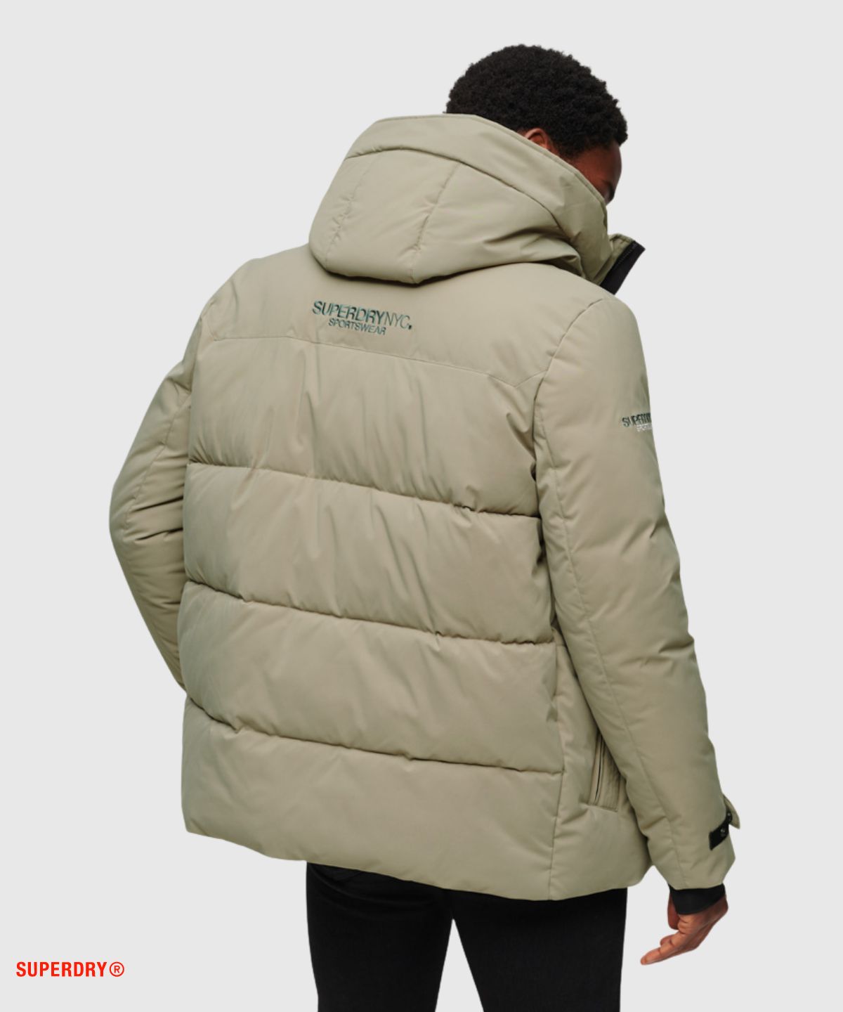 City Padded Hooded Wind Parka