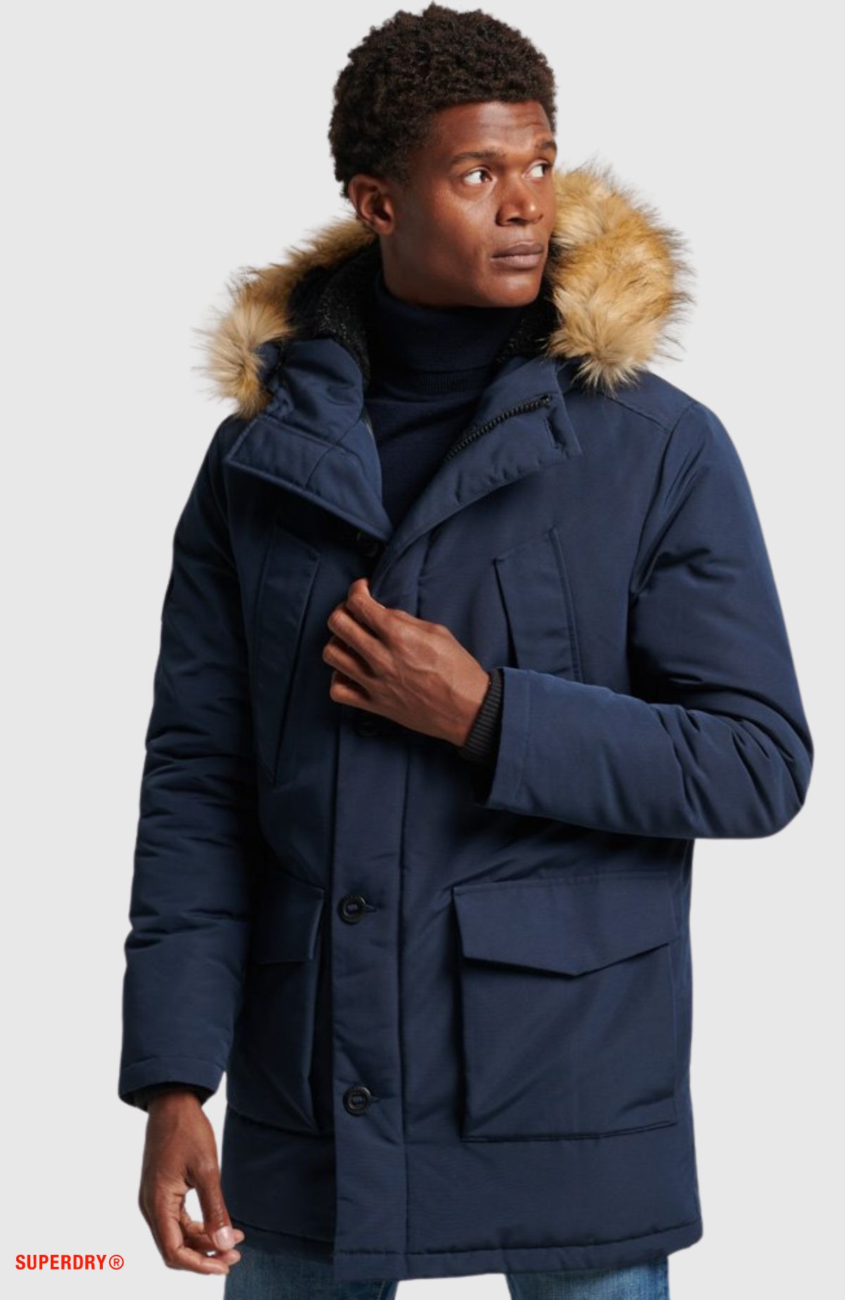 Everest Faux Fur Hooded Parka