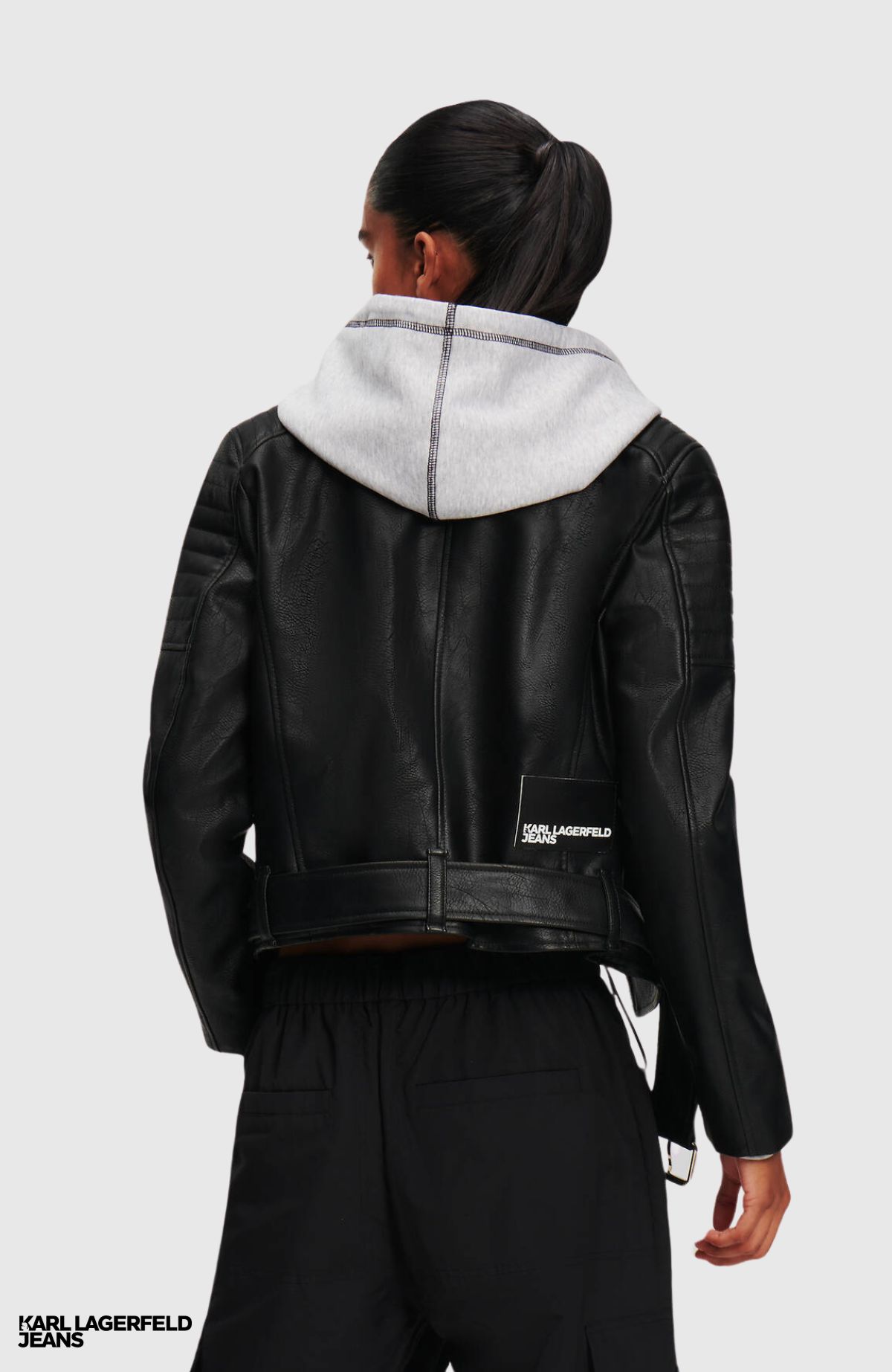 KLJ Faux Leather Jacket