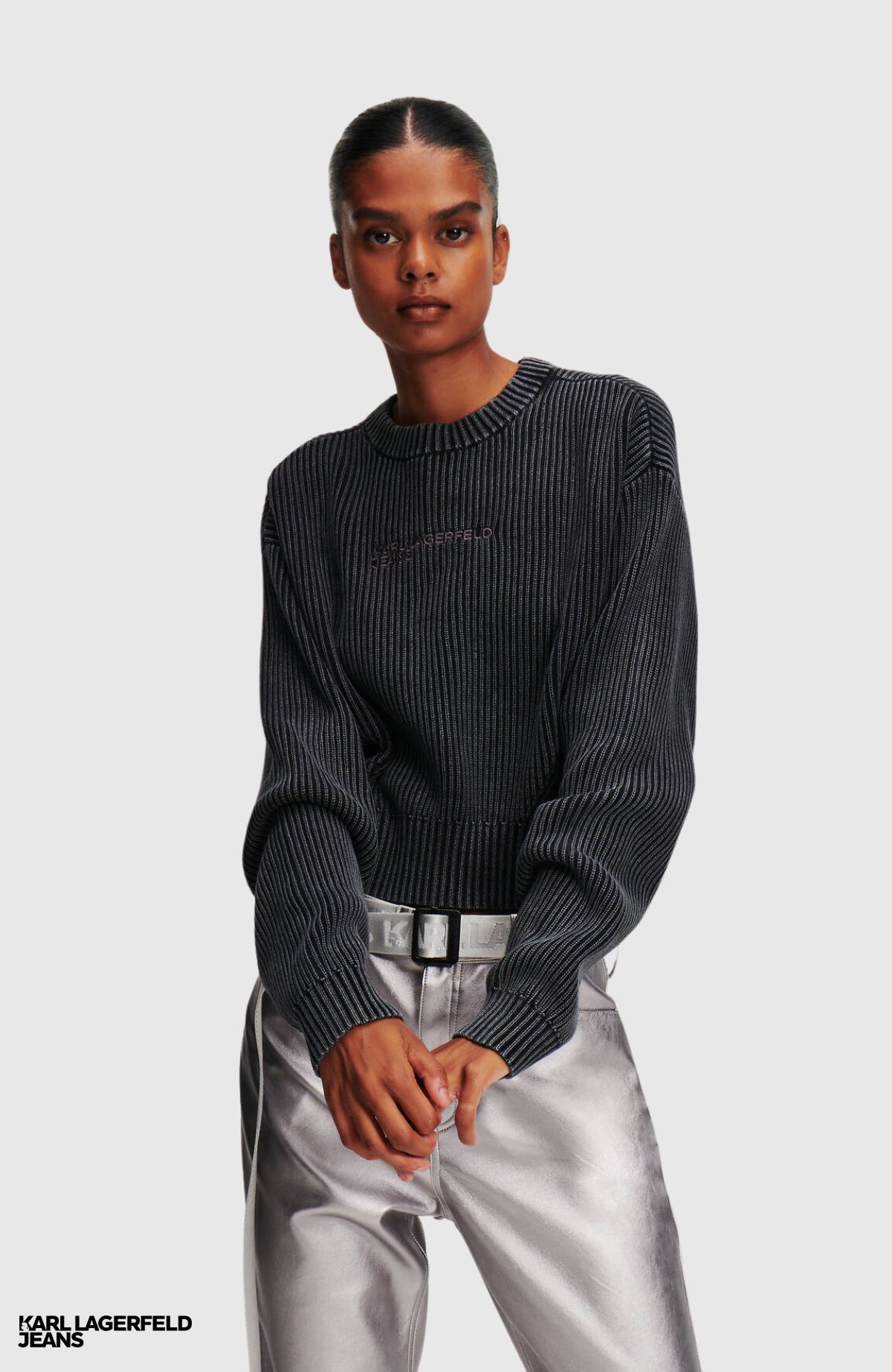 KLJ Ribbed Sweater