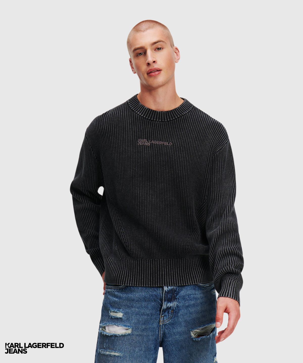 KLJ Ribbed Sweater