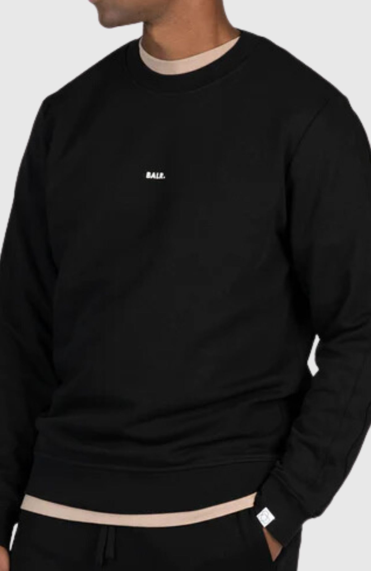 Brand Regular Fit Crewneck