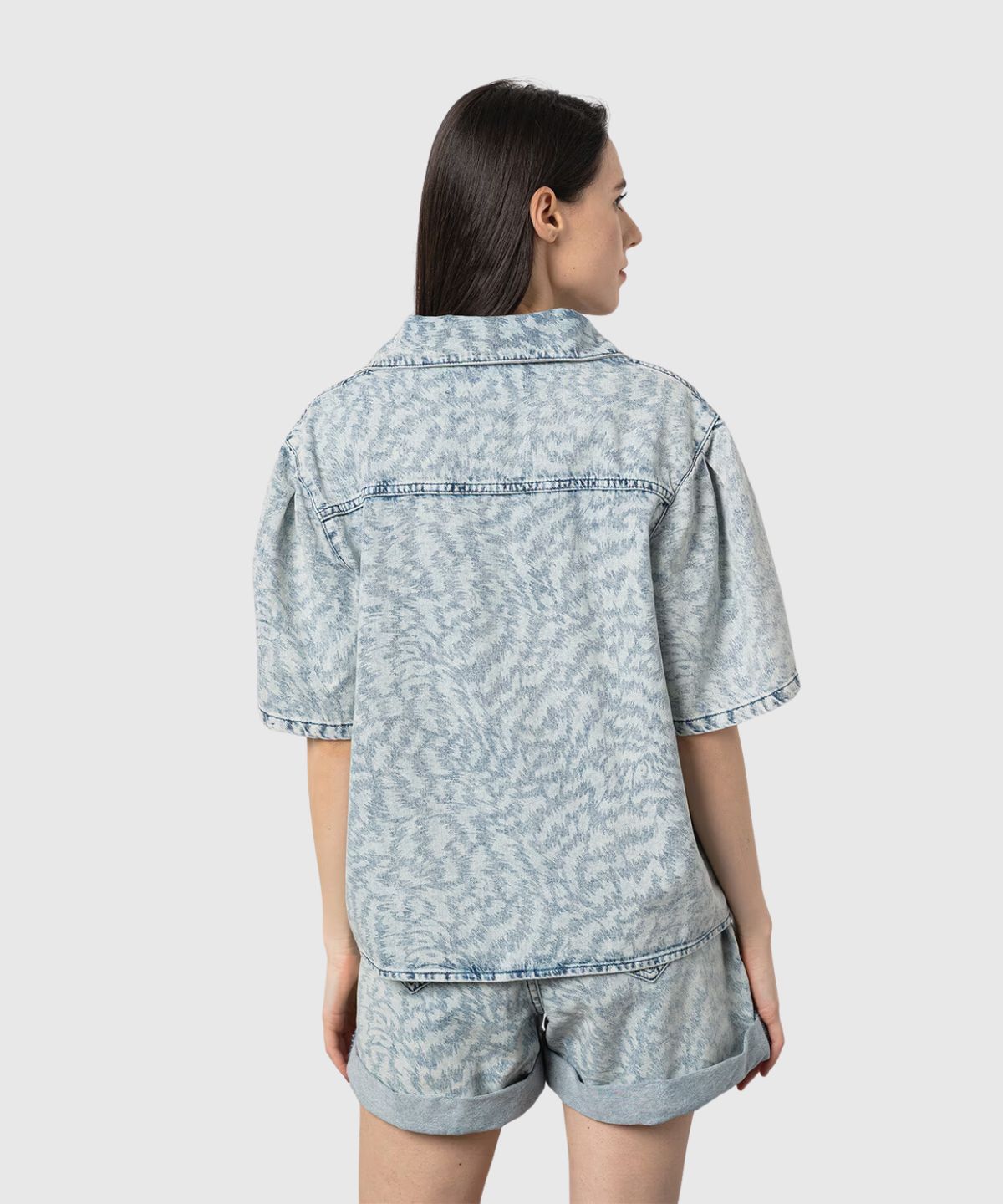 Aop Denim Shirt