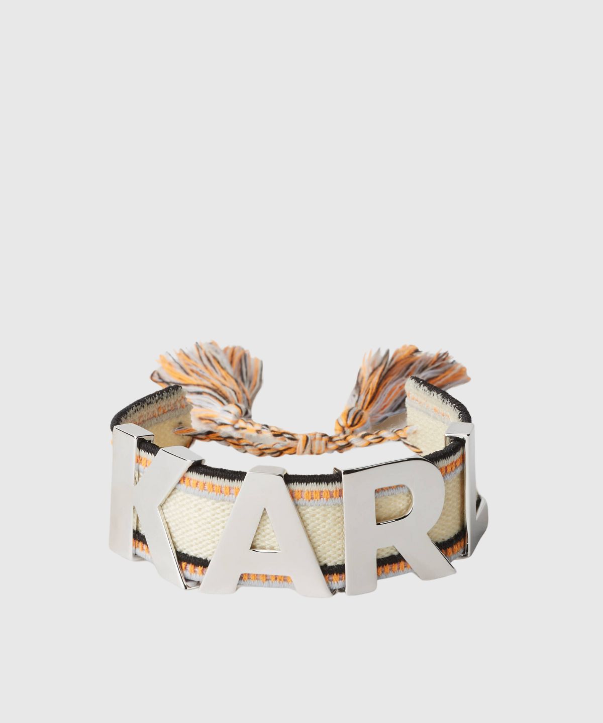K/Woven Karl Letters Bracelet