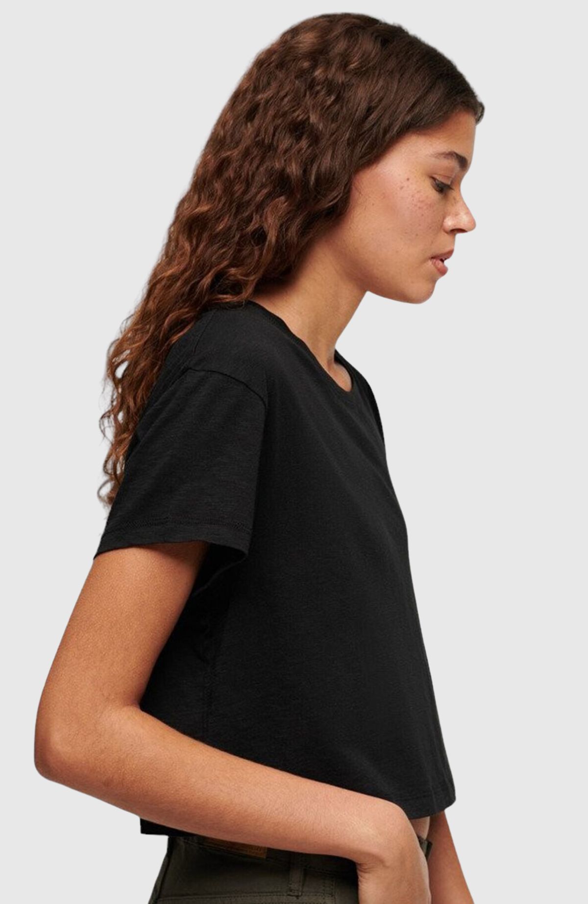 Slouchy Cropped Tee