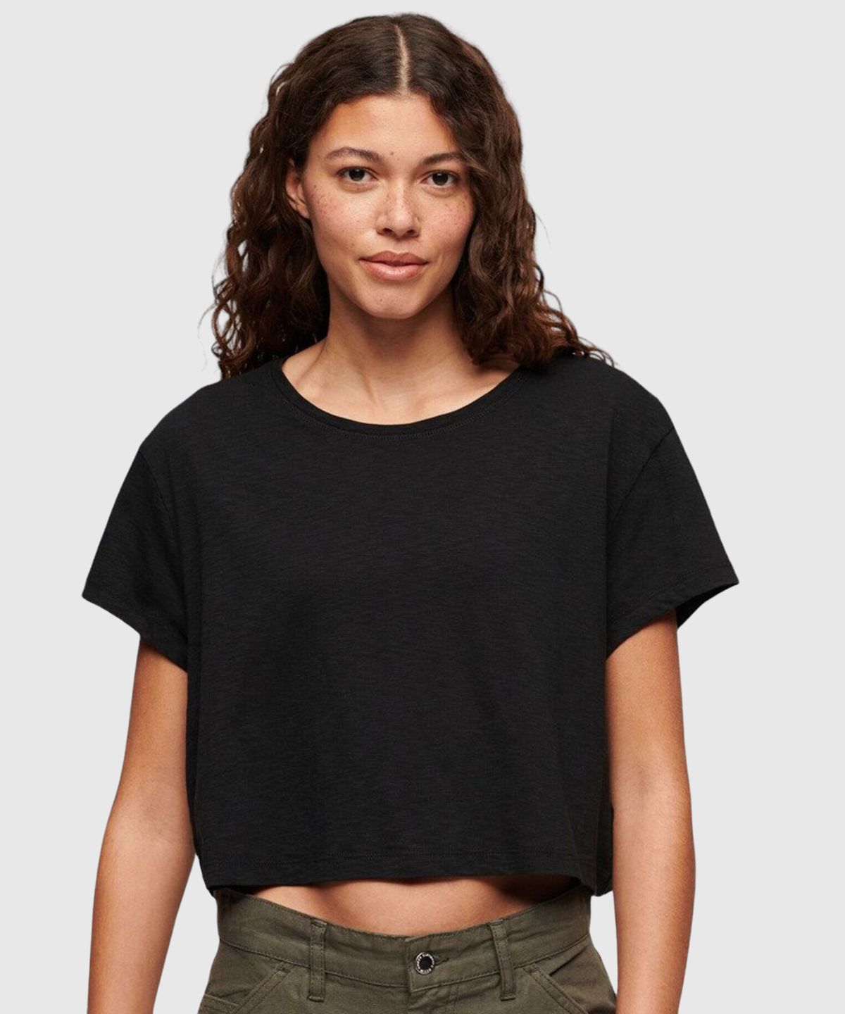 Slouchy Cropped Tee