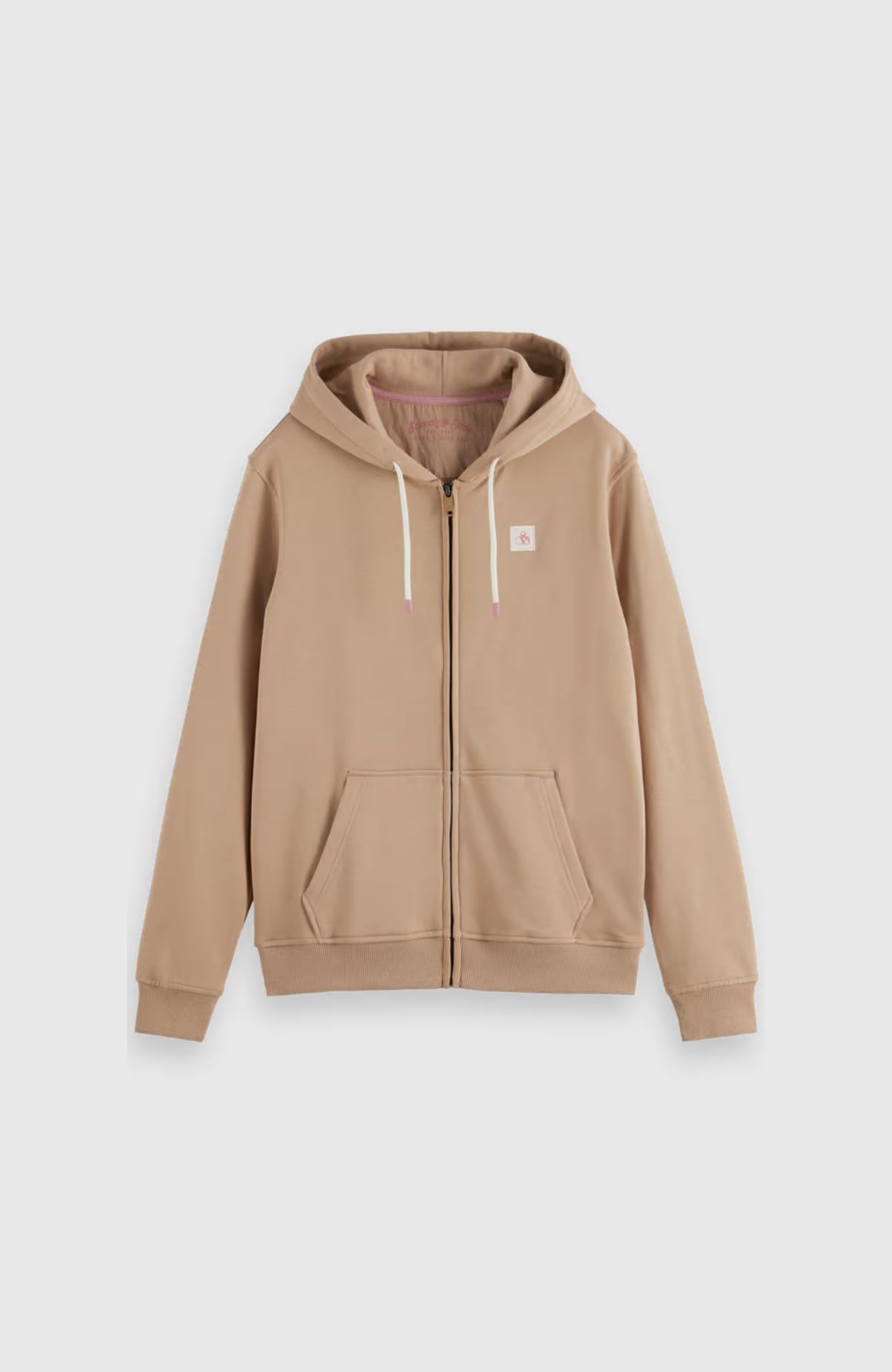 Essential Logo Badge Zip-Through Hoodie