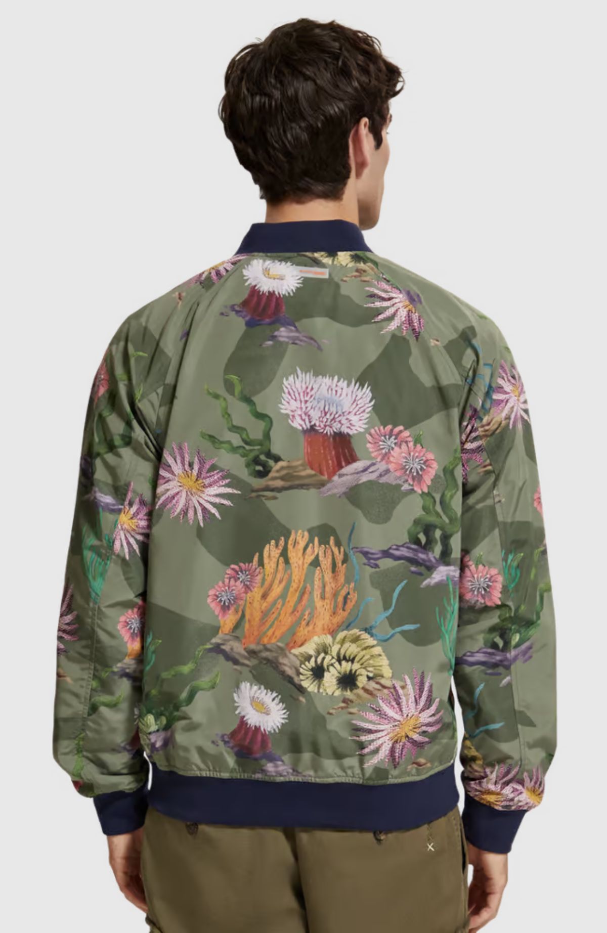 Printed Reversible Bomber Jacket