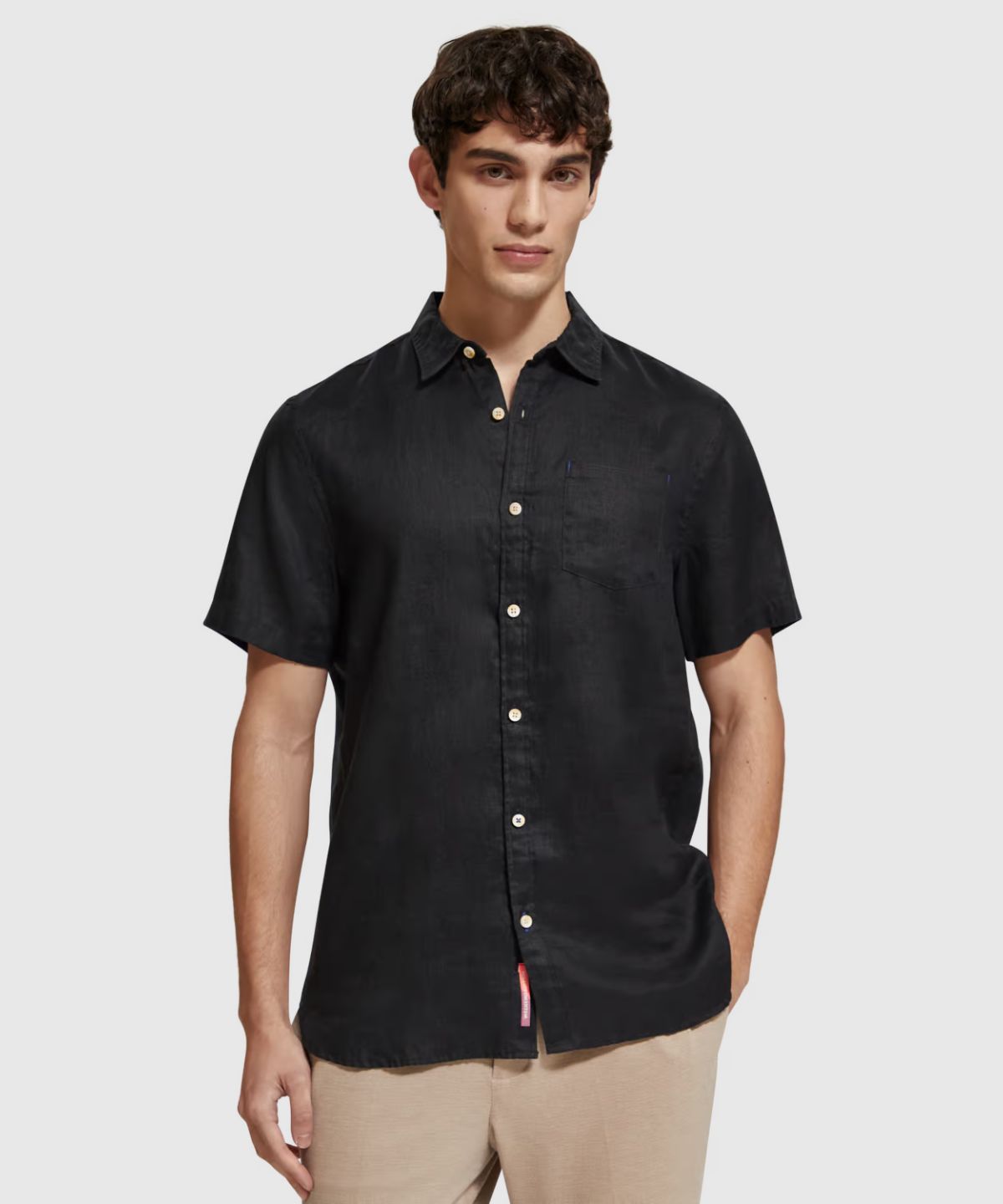 Short Sleeve Linen Shirt