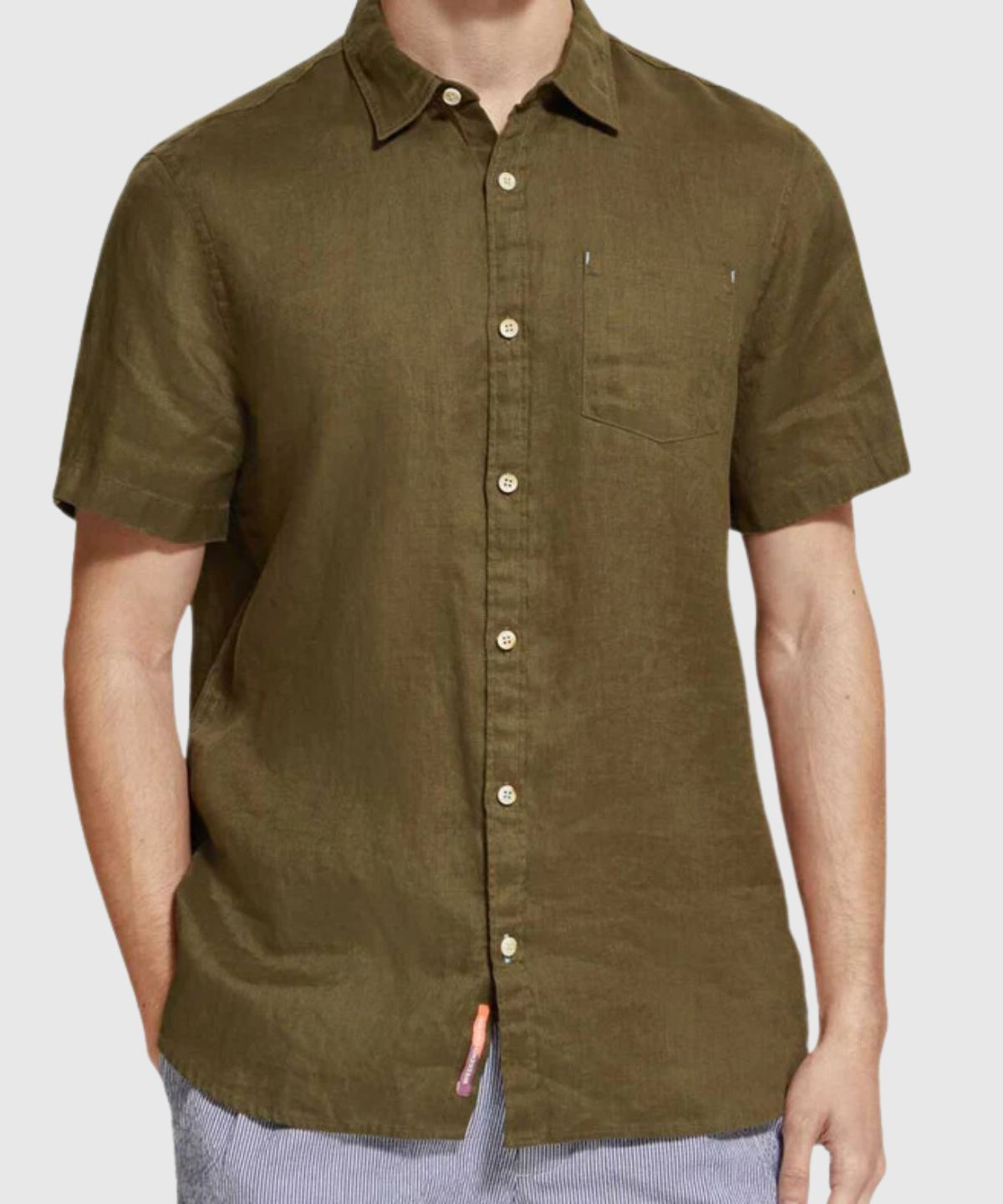 Short Sleeve Linen Shirt