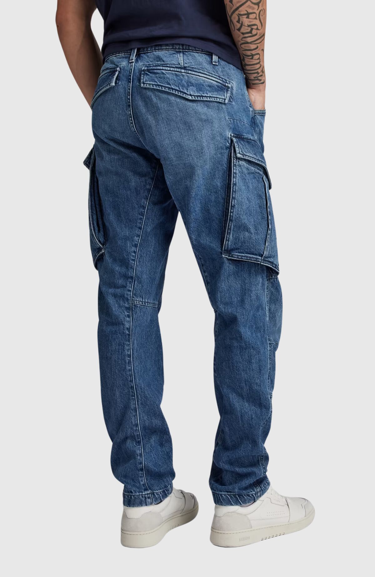 Rovic zip 3d regular tapered denim