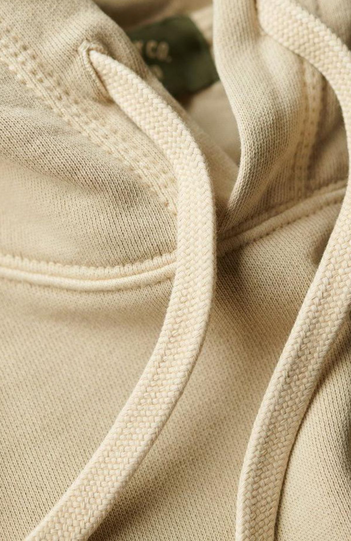 Contrast Stitch Relaxed Hoodie