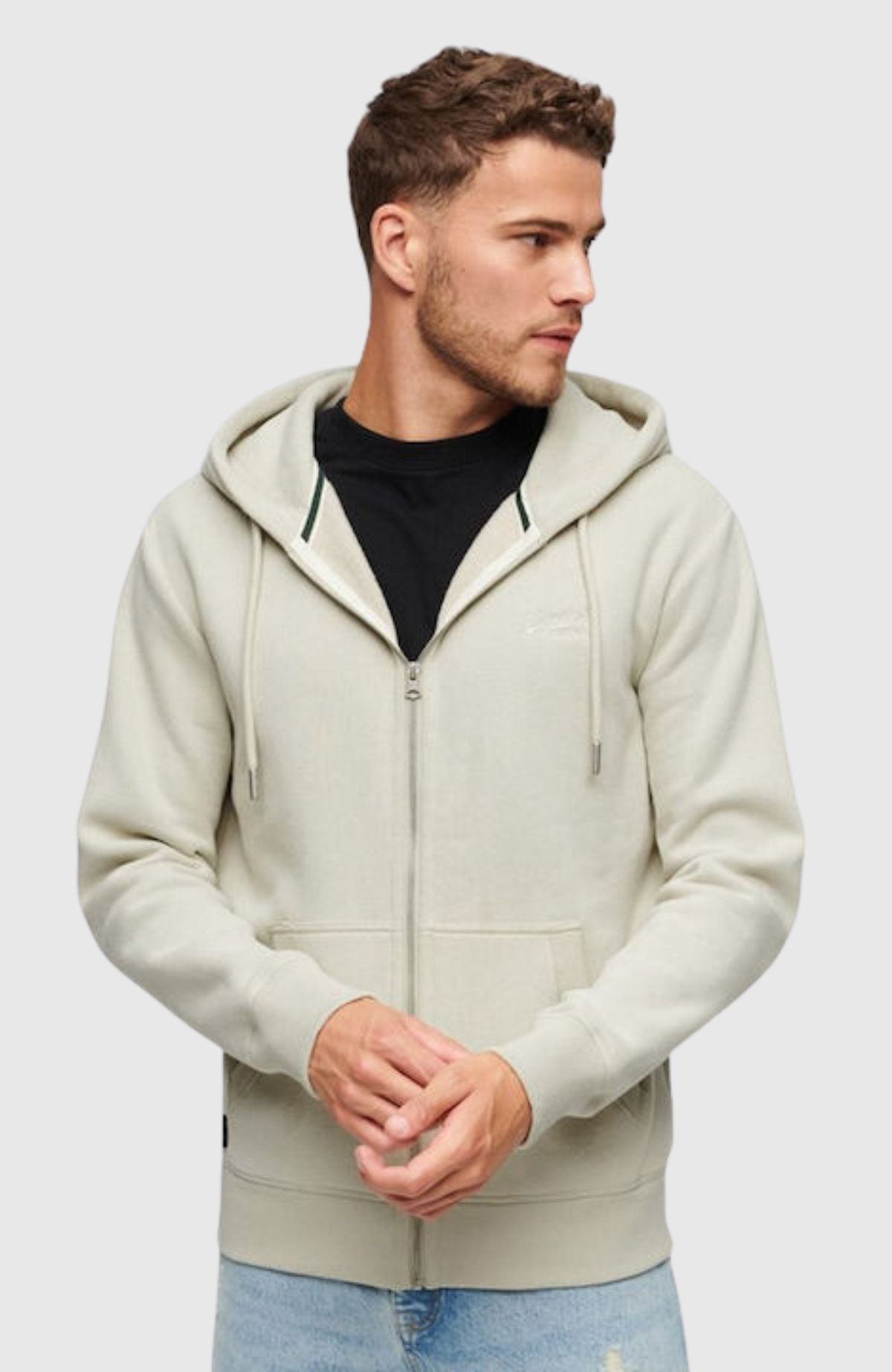 Essential Logo Zip Hoodie Ub