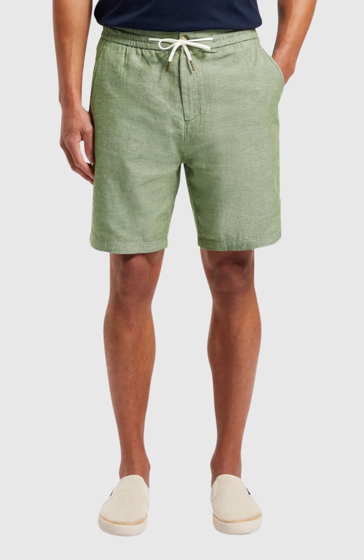 Fave- Cotton/Linen Twill Bermuda