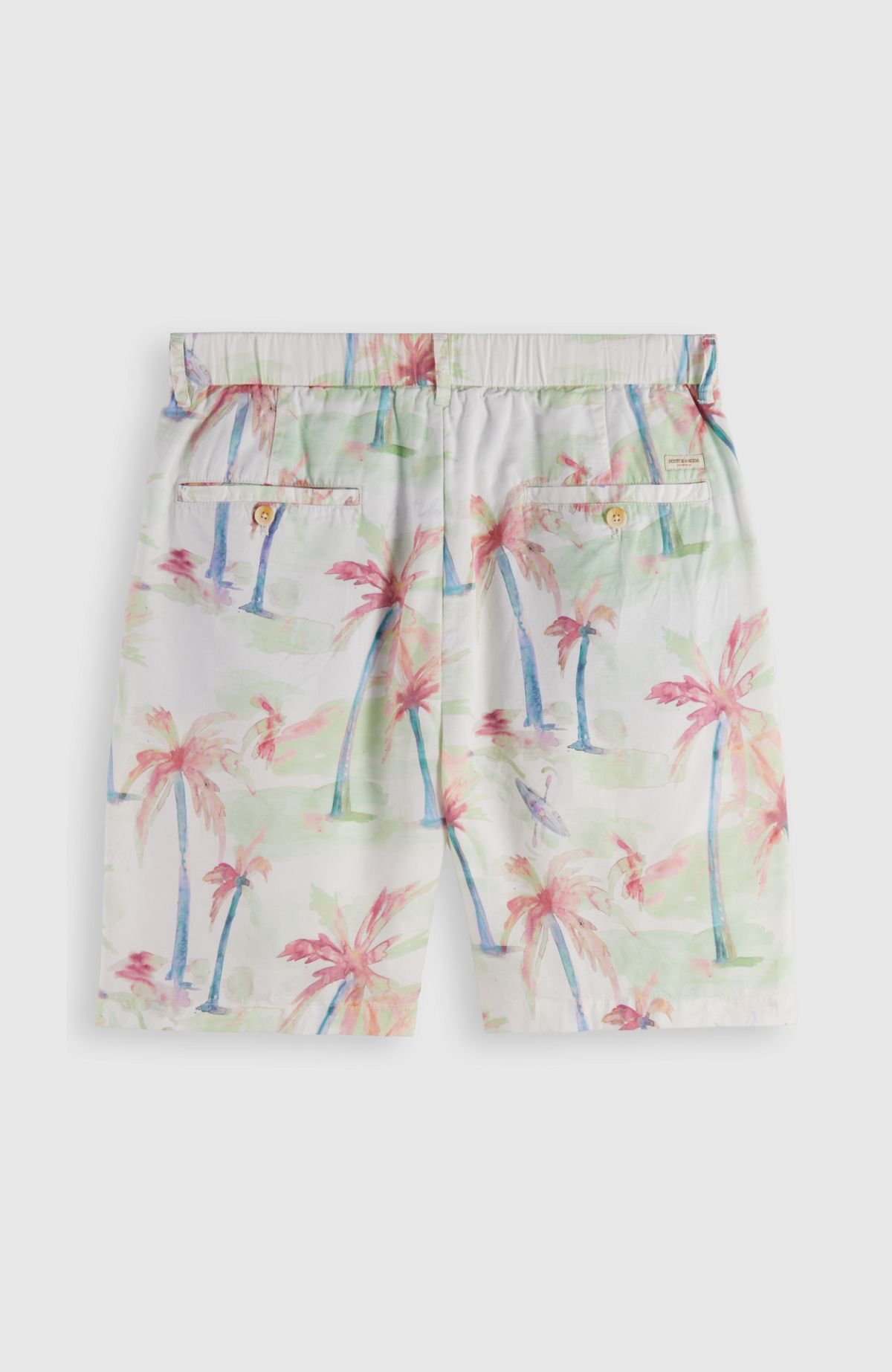 Twilt – Printed Pleated Bermuda Shorts