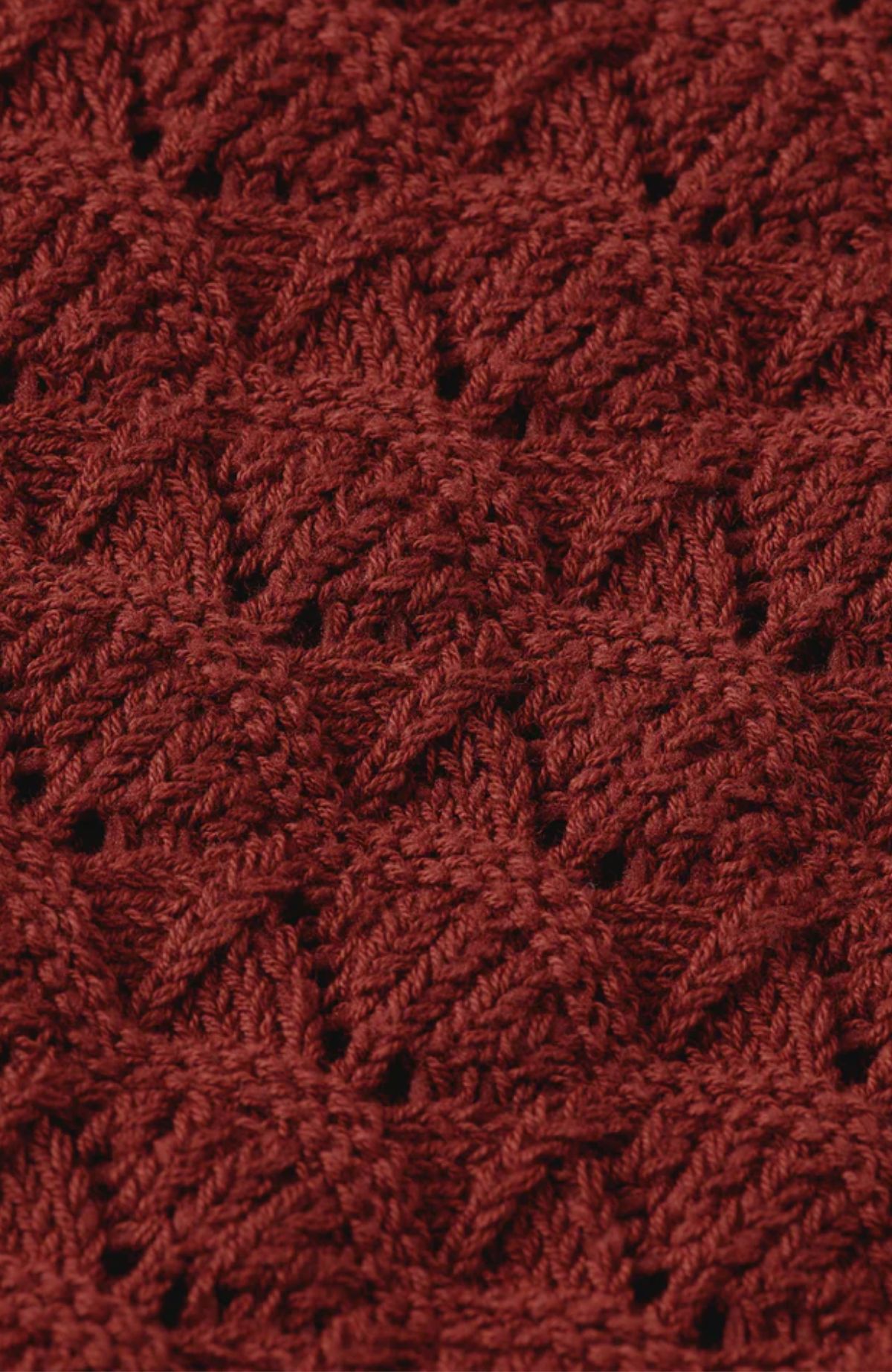 Pointelle knitted short