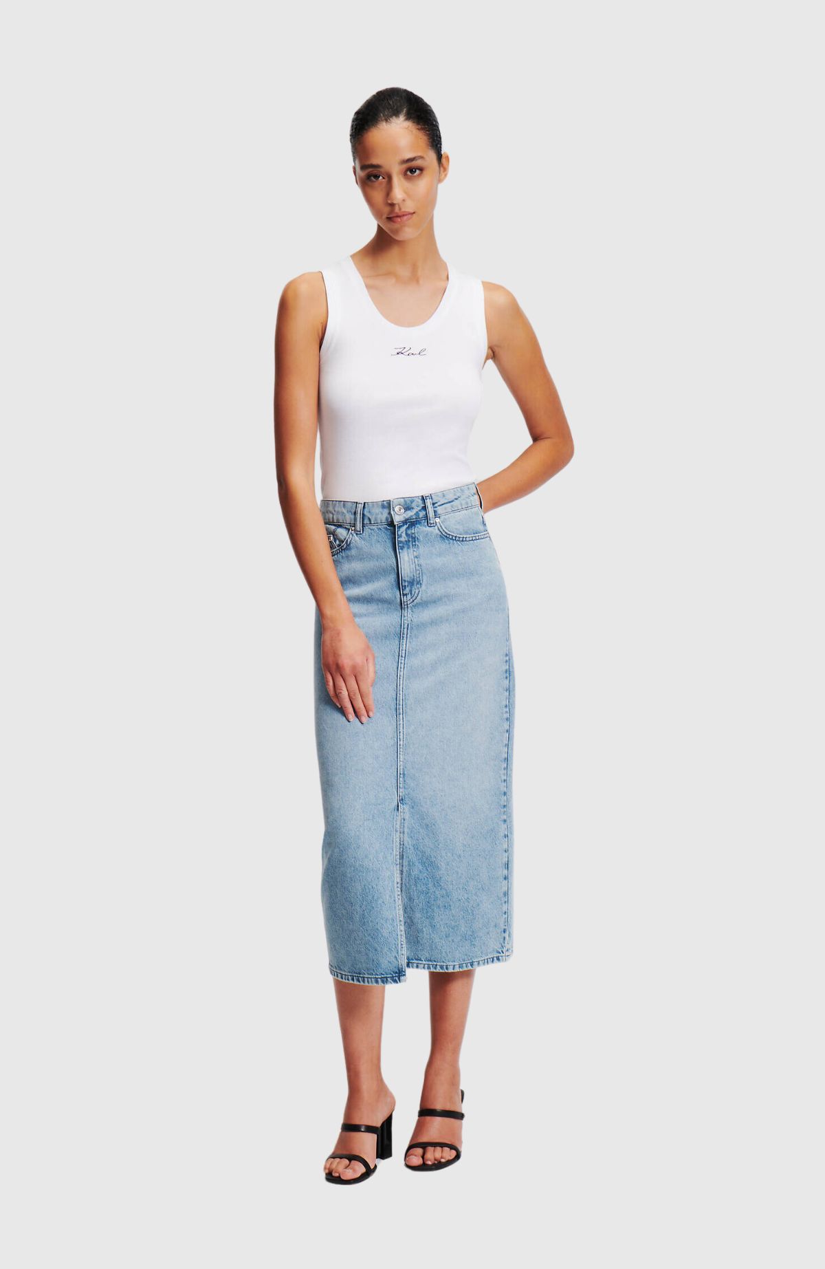 Maxi Denim Skirt