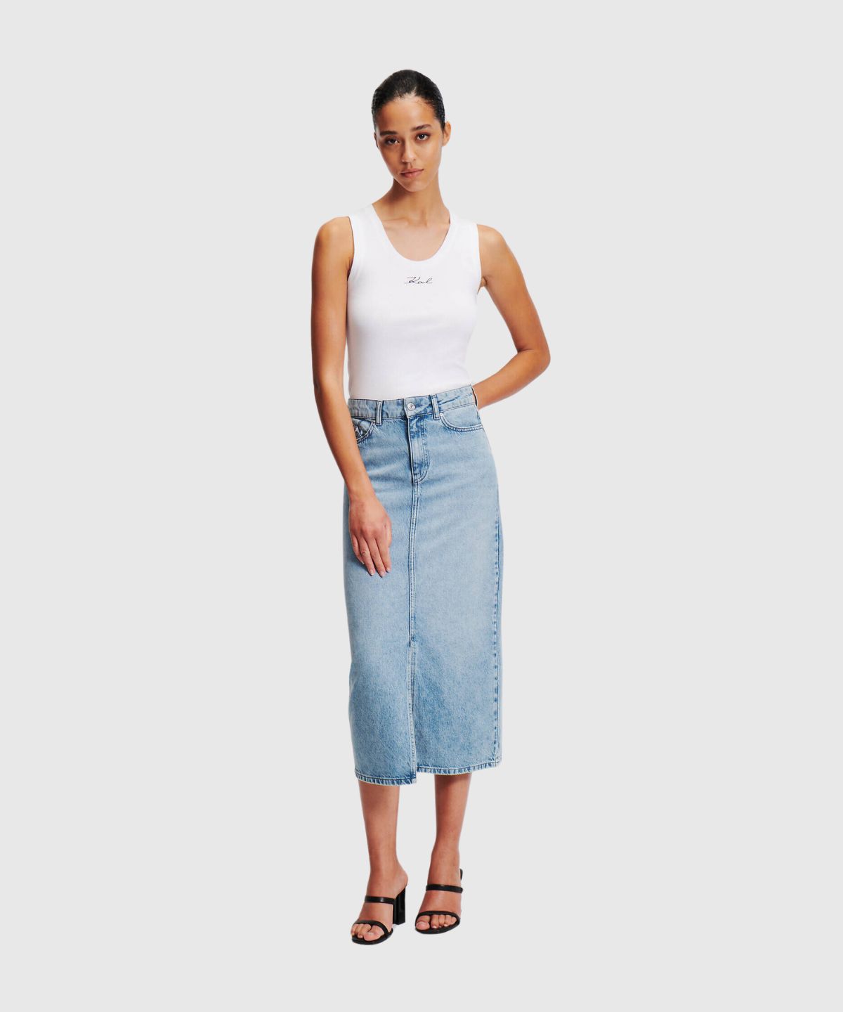 Maxi Denim Skirt