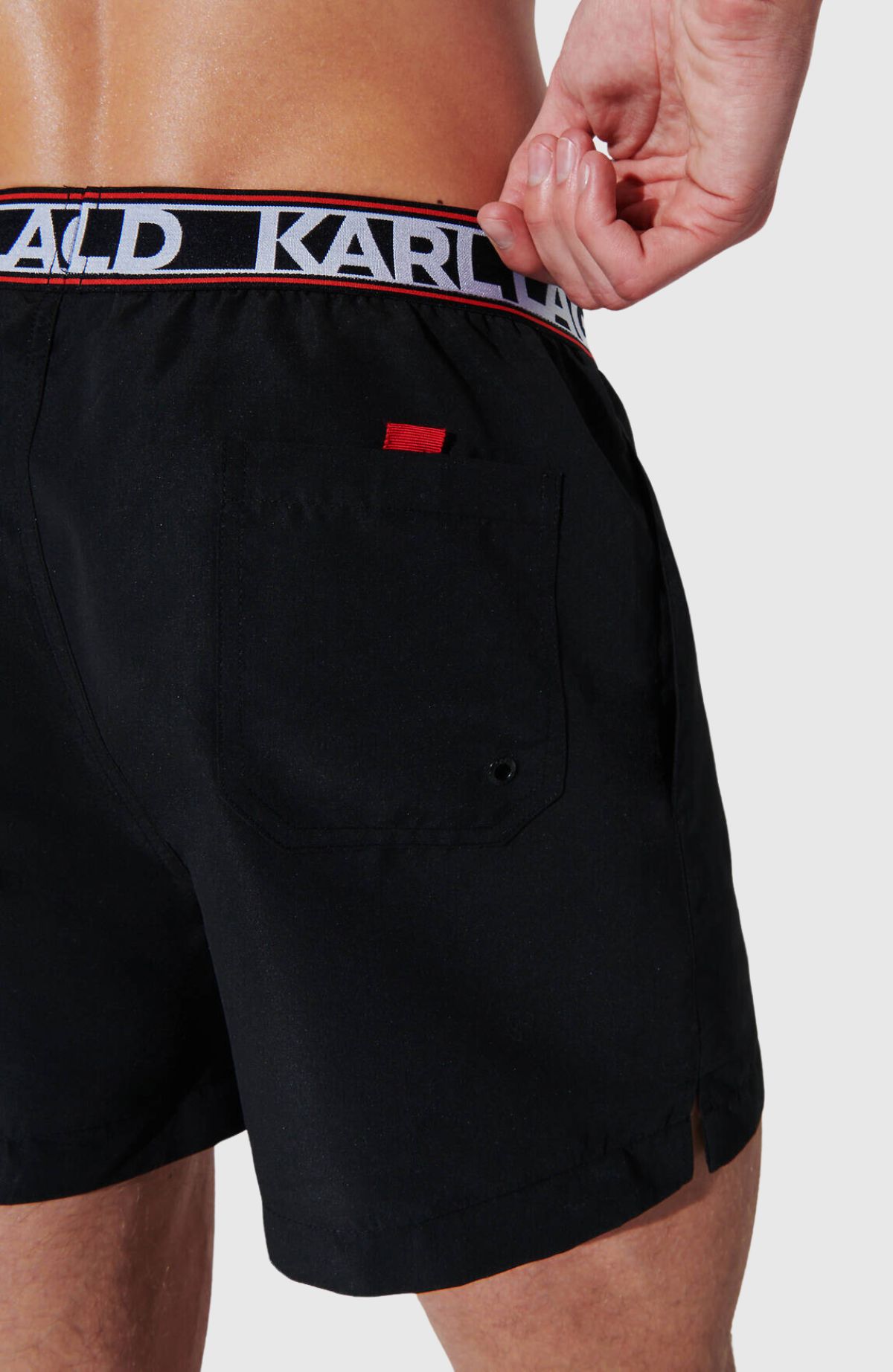 Elongated Logo Short Shorts