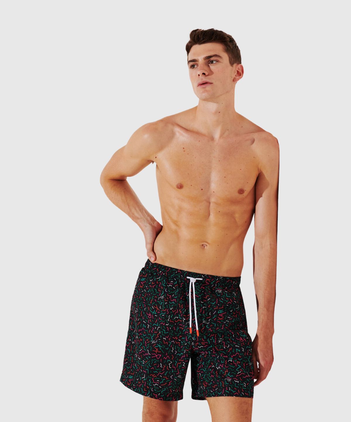 Geometric Aop Med Boardshorts