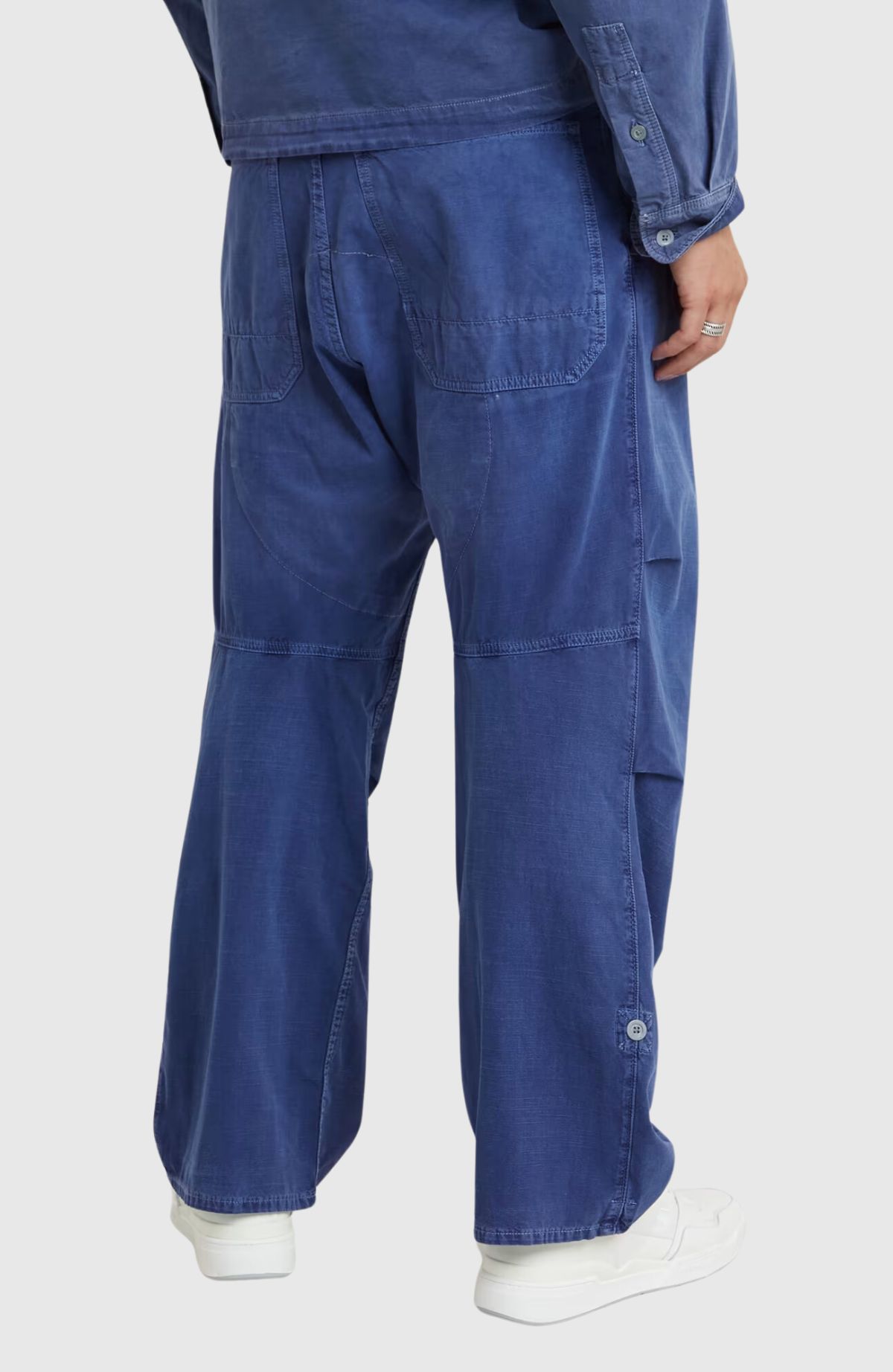 Pleated Denim Pant