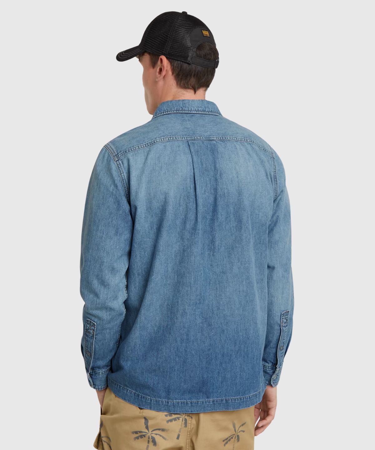 1-pocket Regular Denim shirt