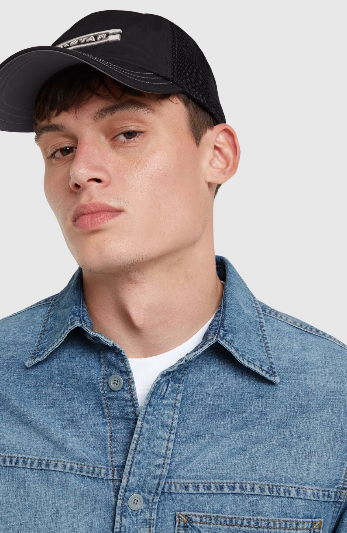 1-pocket Regular Denim shirt