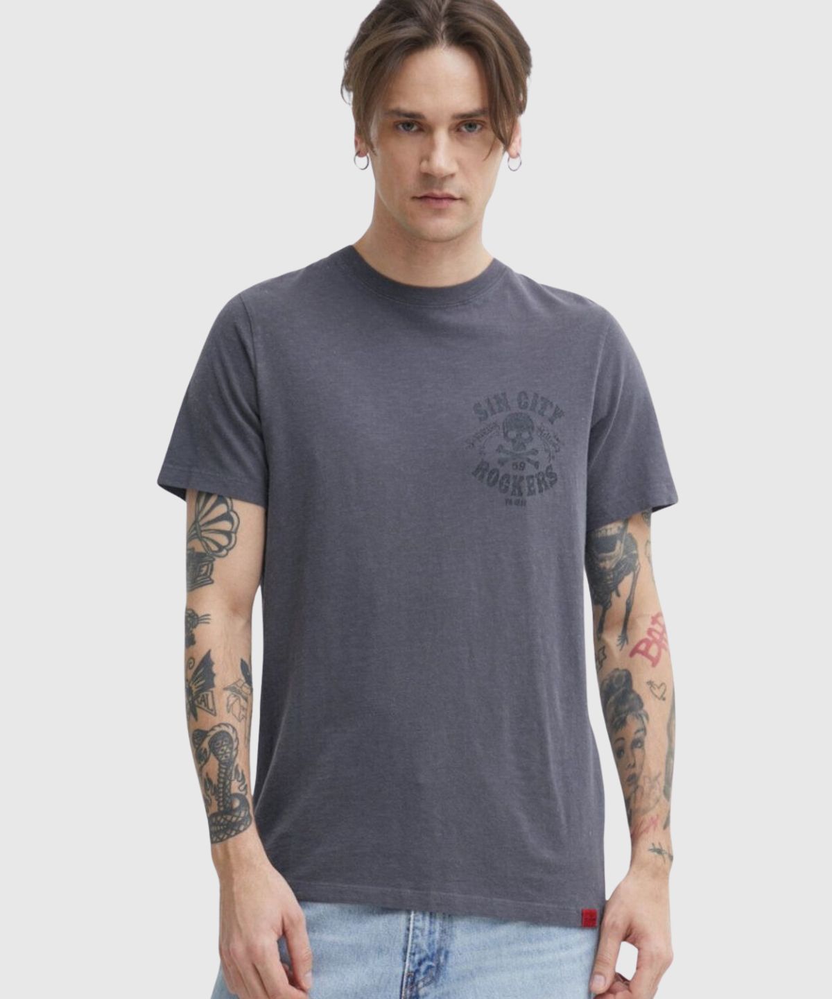 Retro Rocker Graphic T Shirt