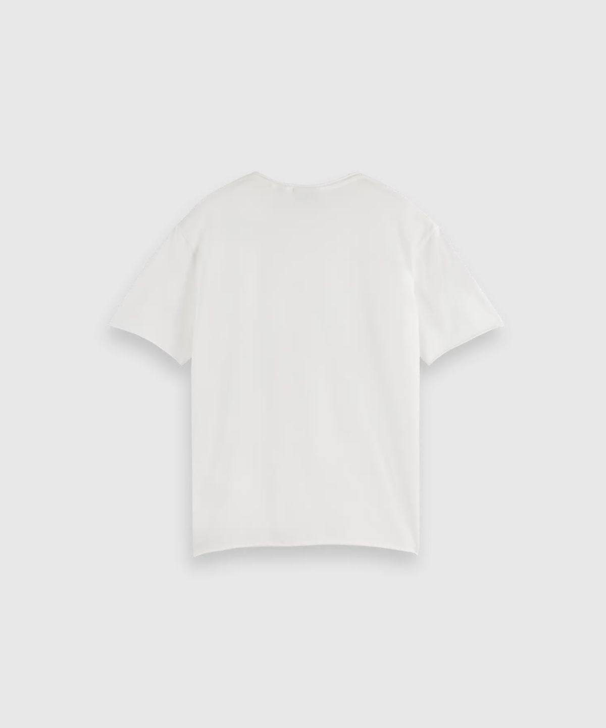 Relaxed Fit Raw Edge T-Shirt