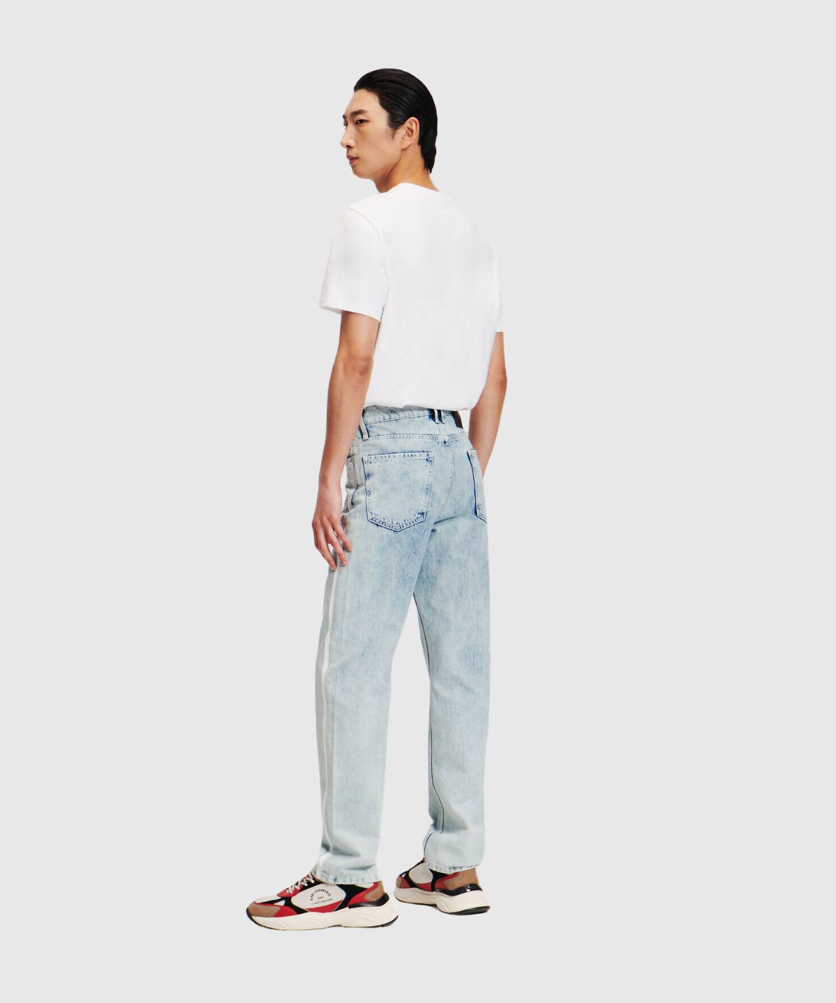 Denim Pants W/ Sport Stripe