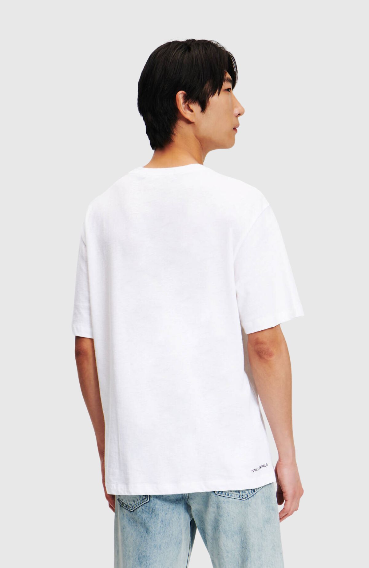 Small Circle Logo Linen Tee