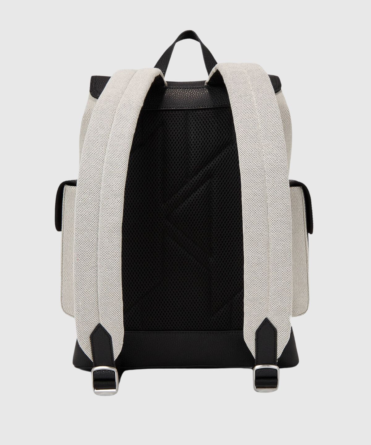 K/Plak Leather Canvas Backpack