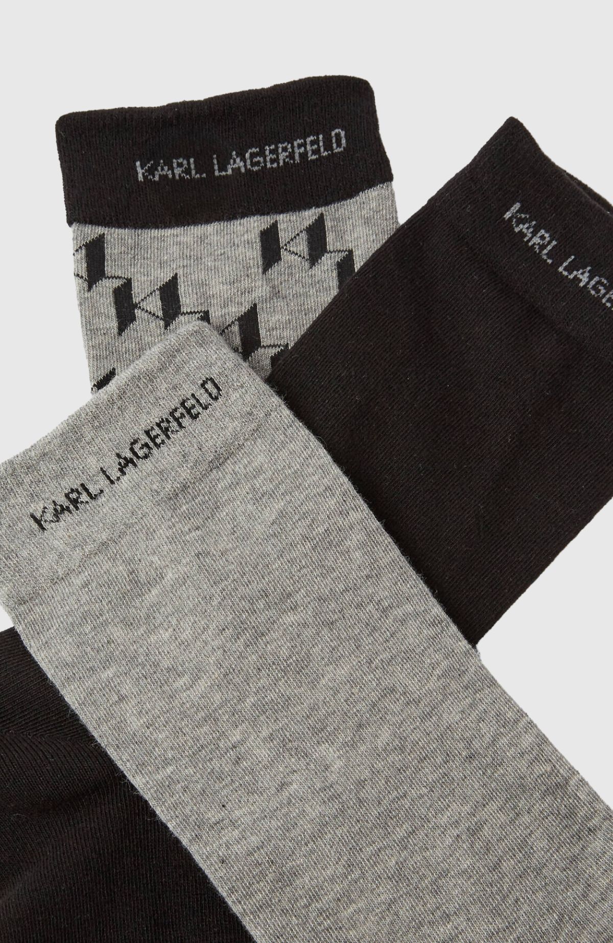 K/Monogram Socks 3 Pack