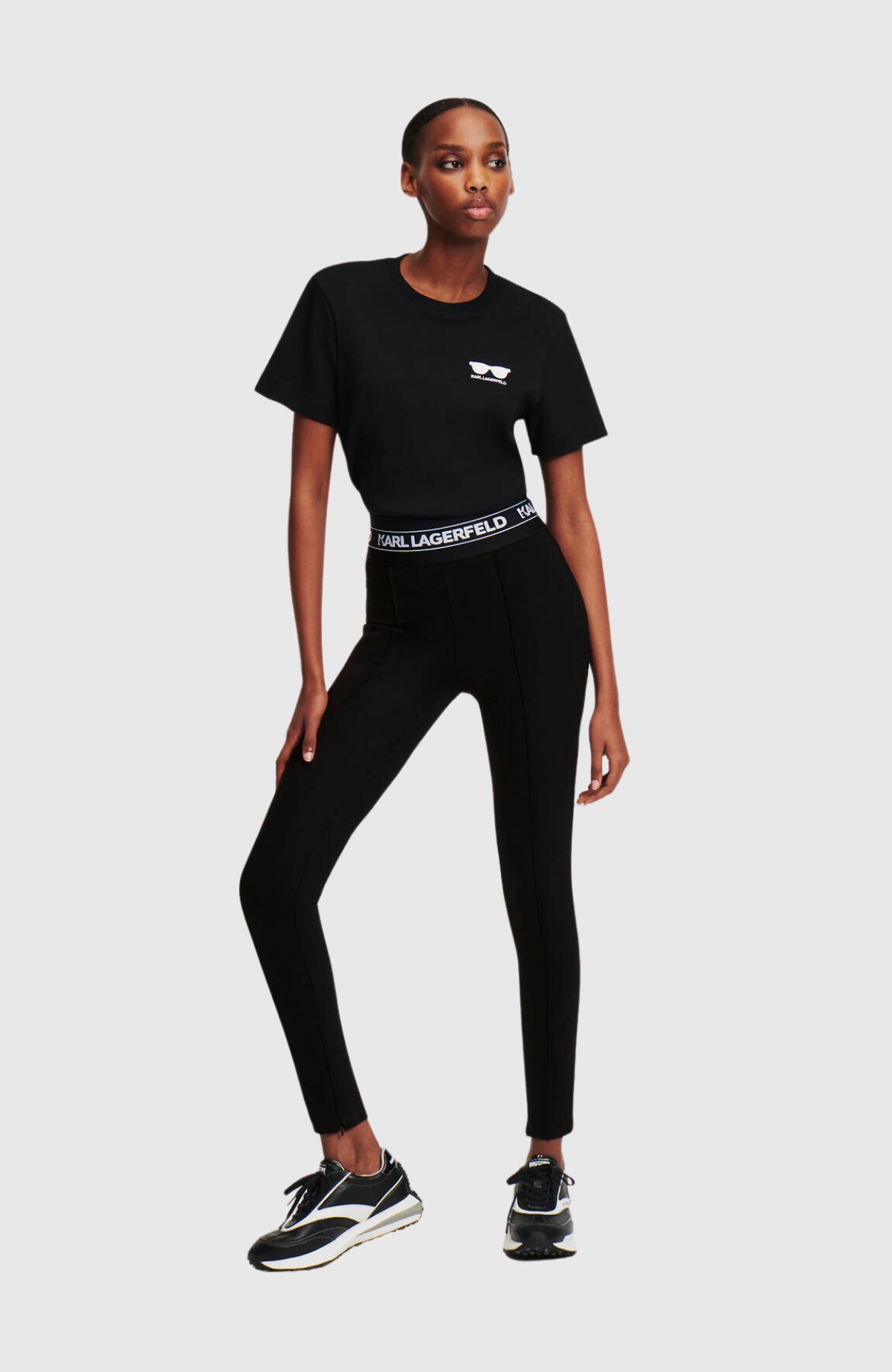 Logo Elastic Punto Leggings