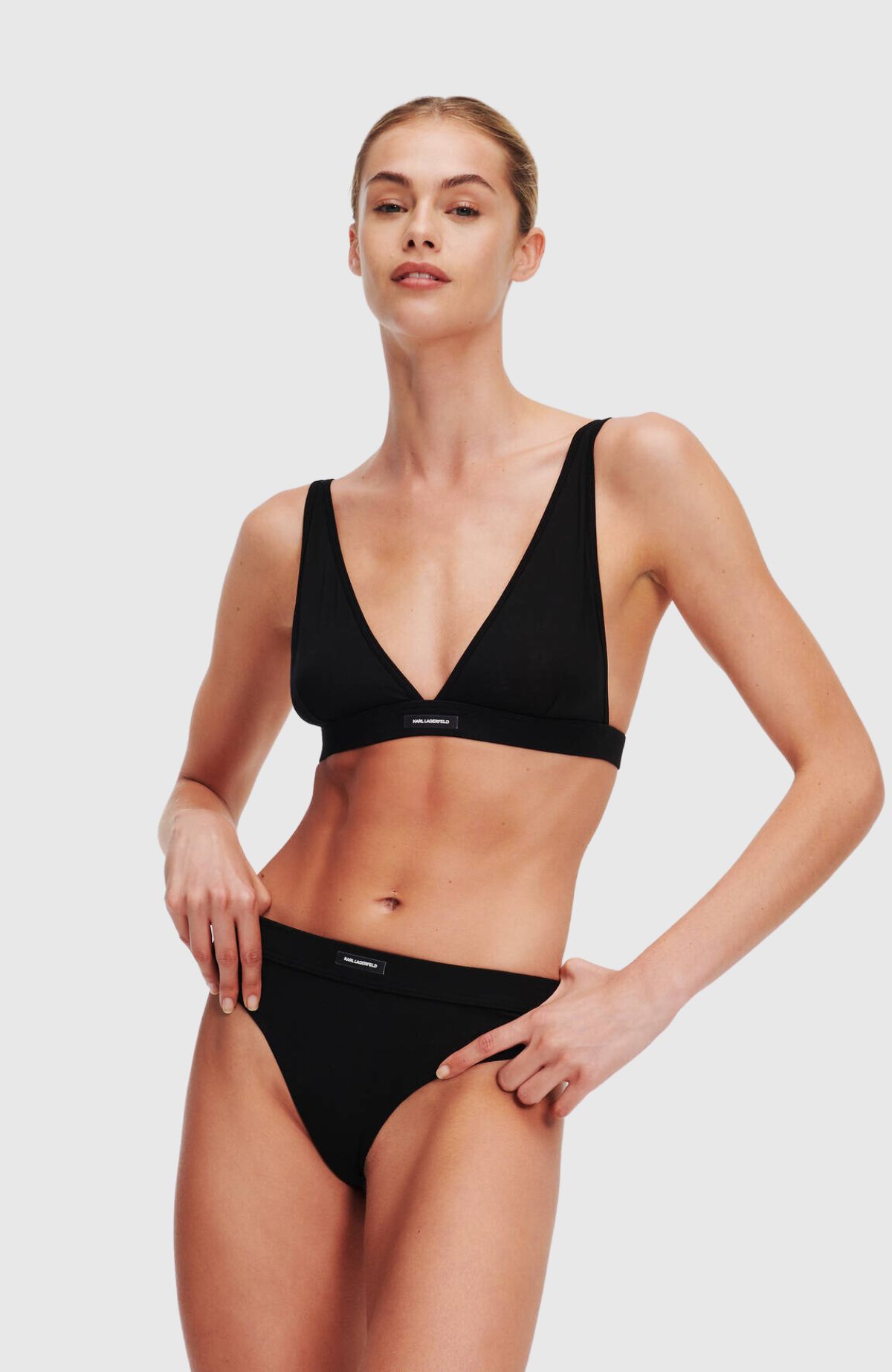 Essential Logo Plunge Bralette