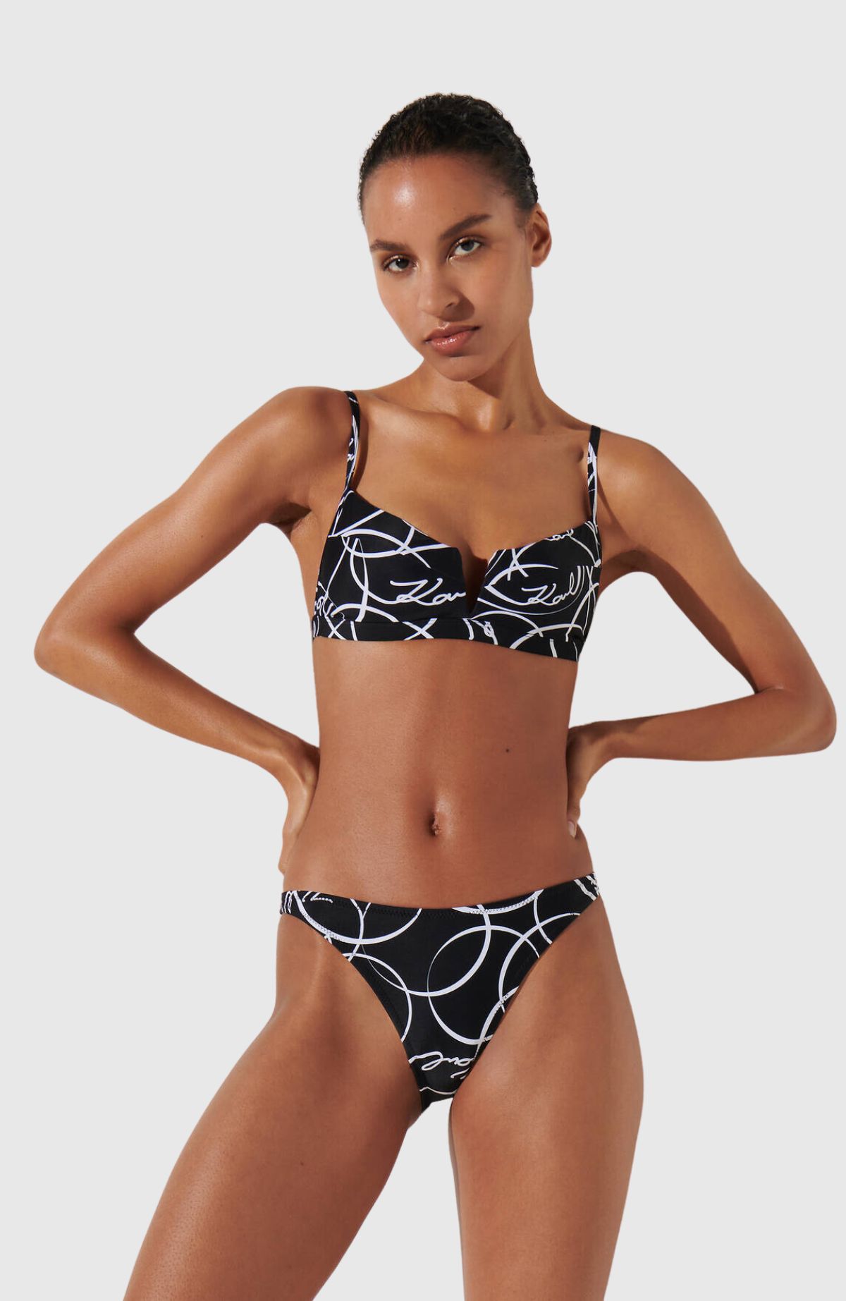 Karl Circle V-Wire Bikini Top