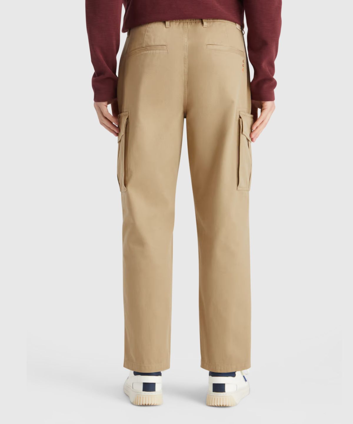 Loose Tapered Cotton-Twill Cargo Pant