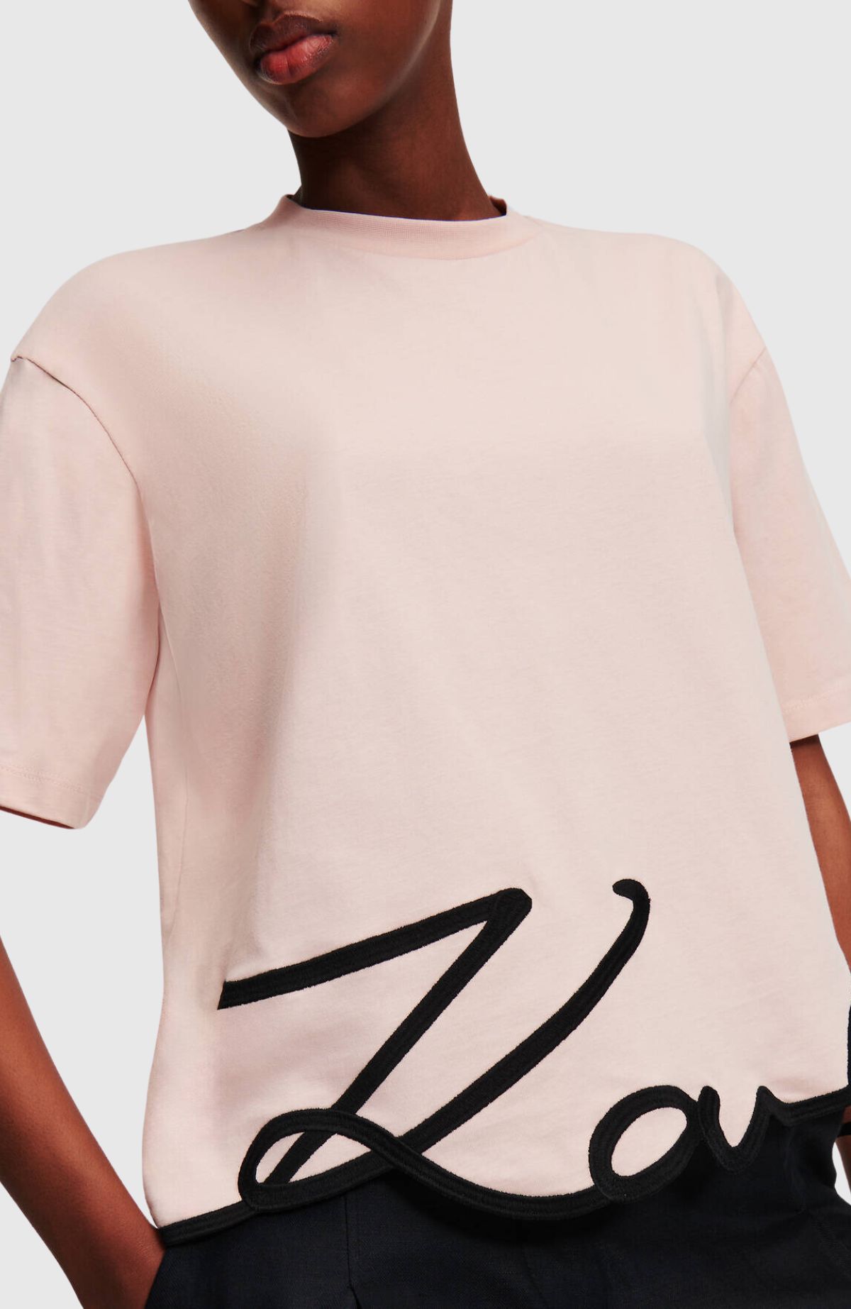 Karl Signature Hem T-Shirt