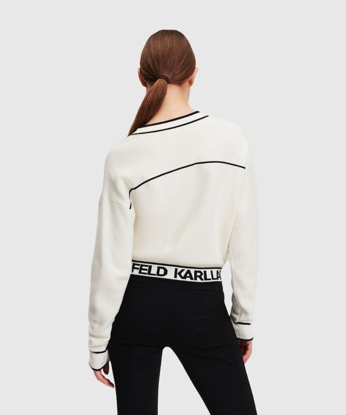 Short Logo Cardigan