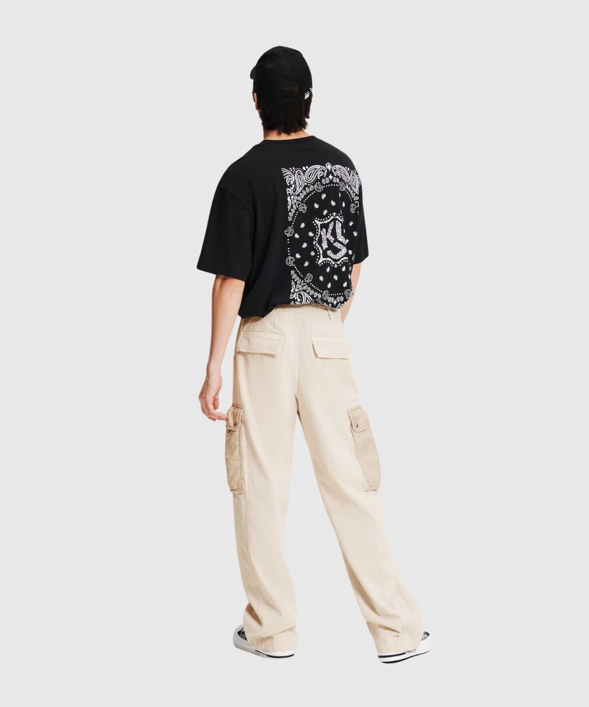 KLJ Mix Material Utility Pant