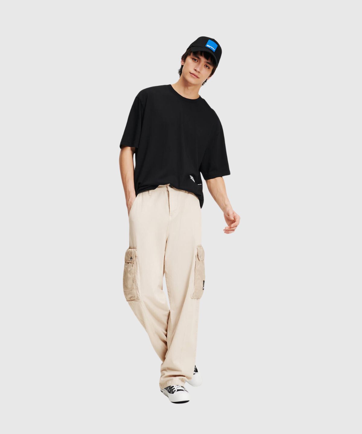 KLJ Mix Material Utility Pant