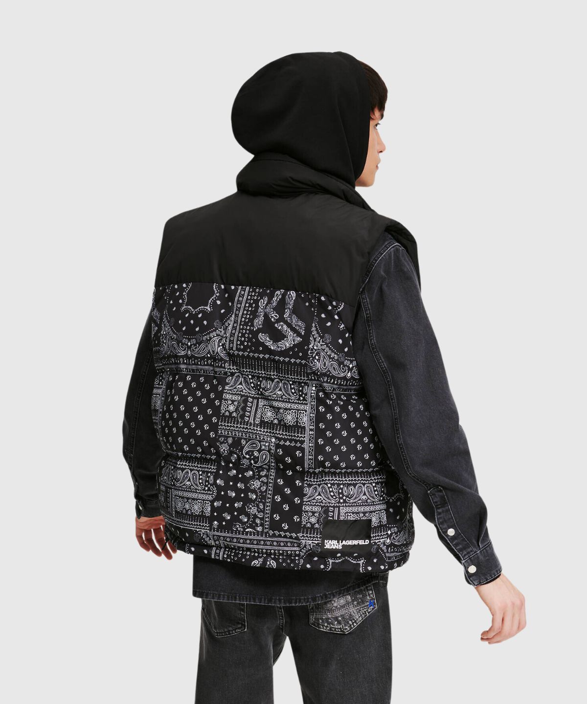 KLJ Blocked Puffer Vest