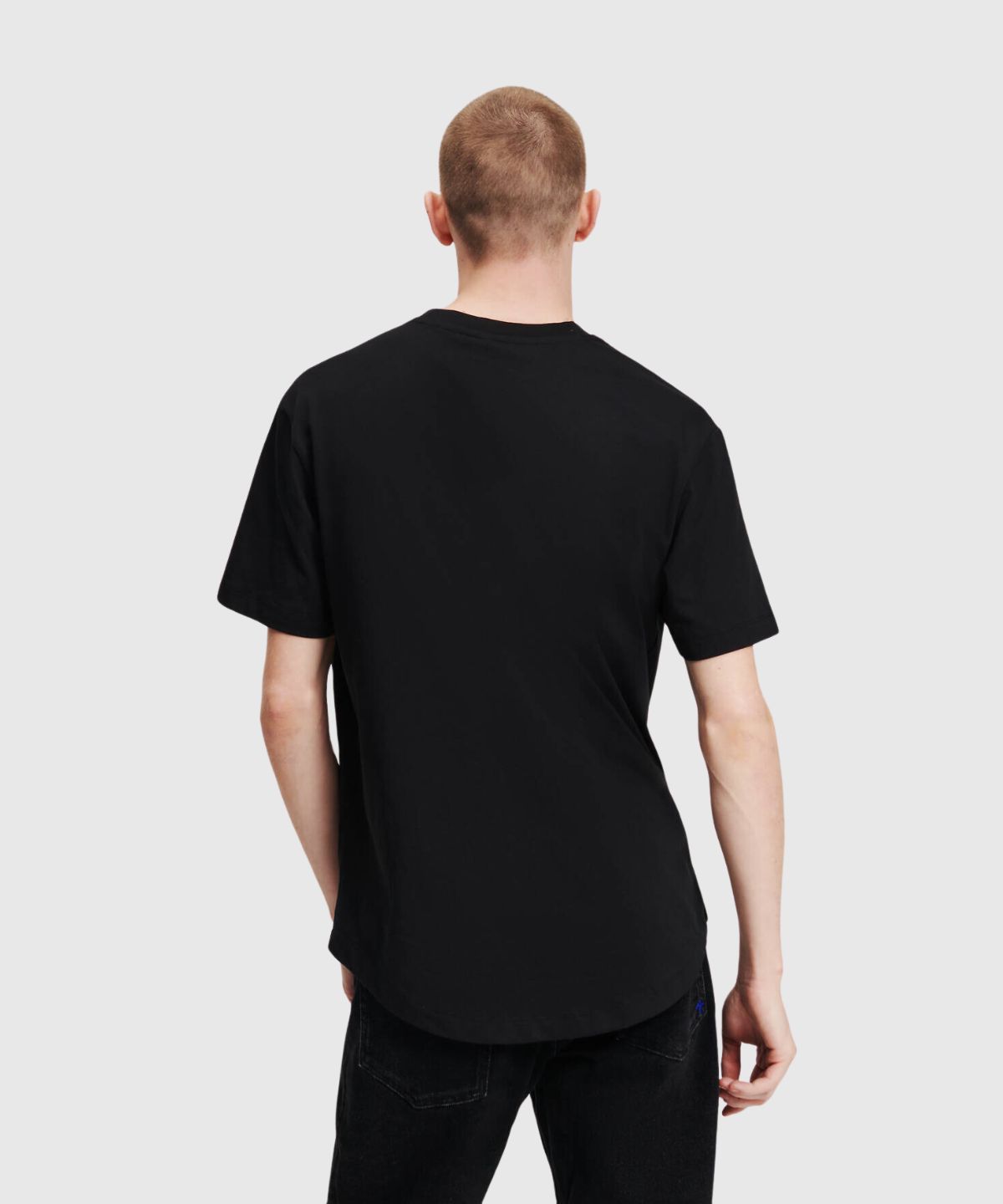 KLJ Regular Curved Hem Tee